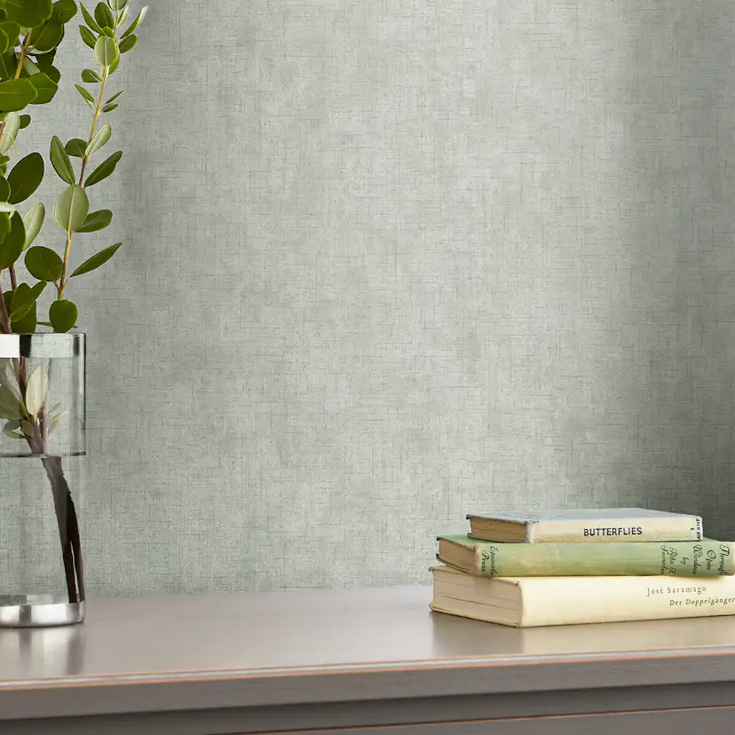 Tapet Laura Ashley Enfärgad Sage Leaf 121093