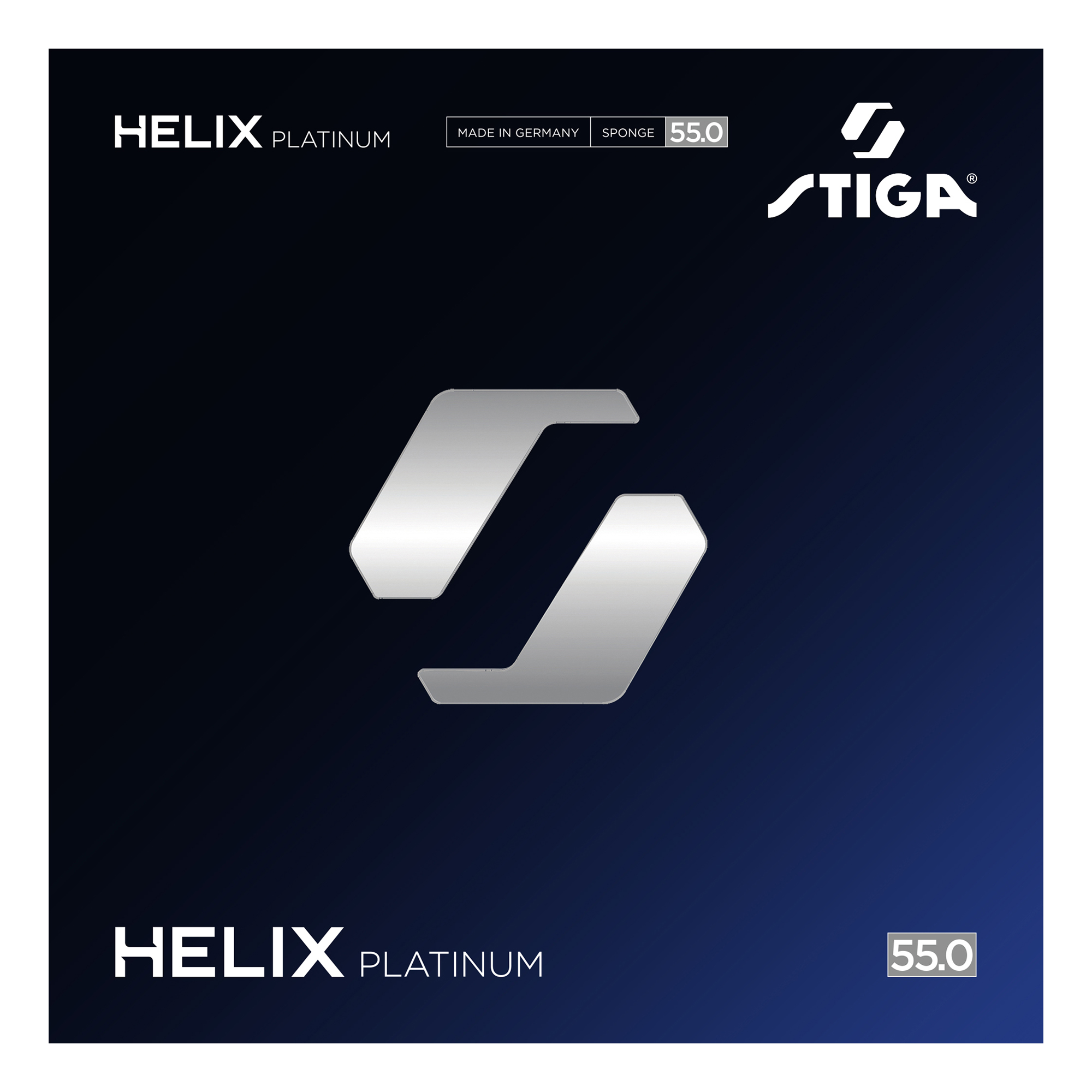 Bordtennisgummi Stiga Sports Helix Platinum 55 Red 2.2