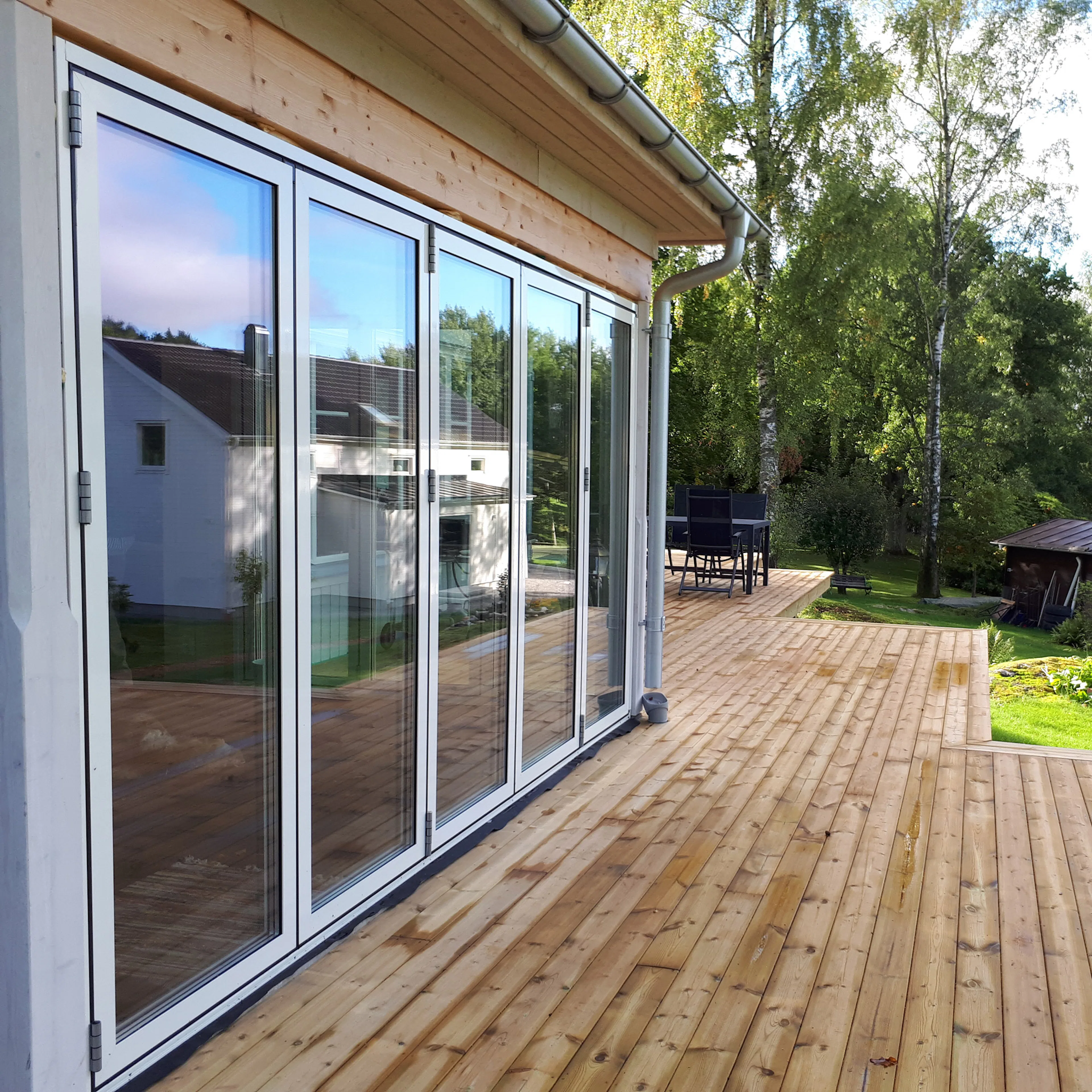 VDörr Tärnaby 6-del 560x200 Mitt, GD Hö BxH: 560x200 cm (6-delat), Viks från mitten
