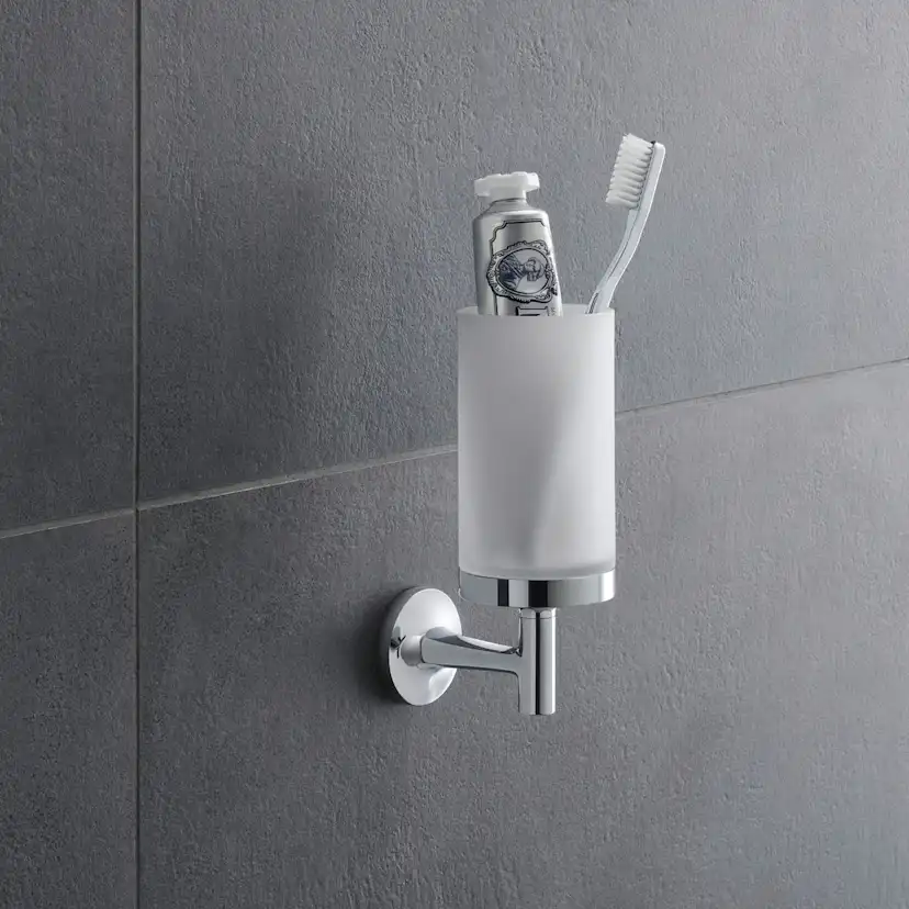Glashållare Duravit Starck T 009931 Krom Krom/Frostat glas