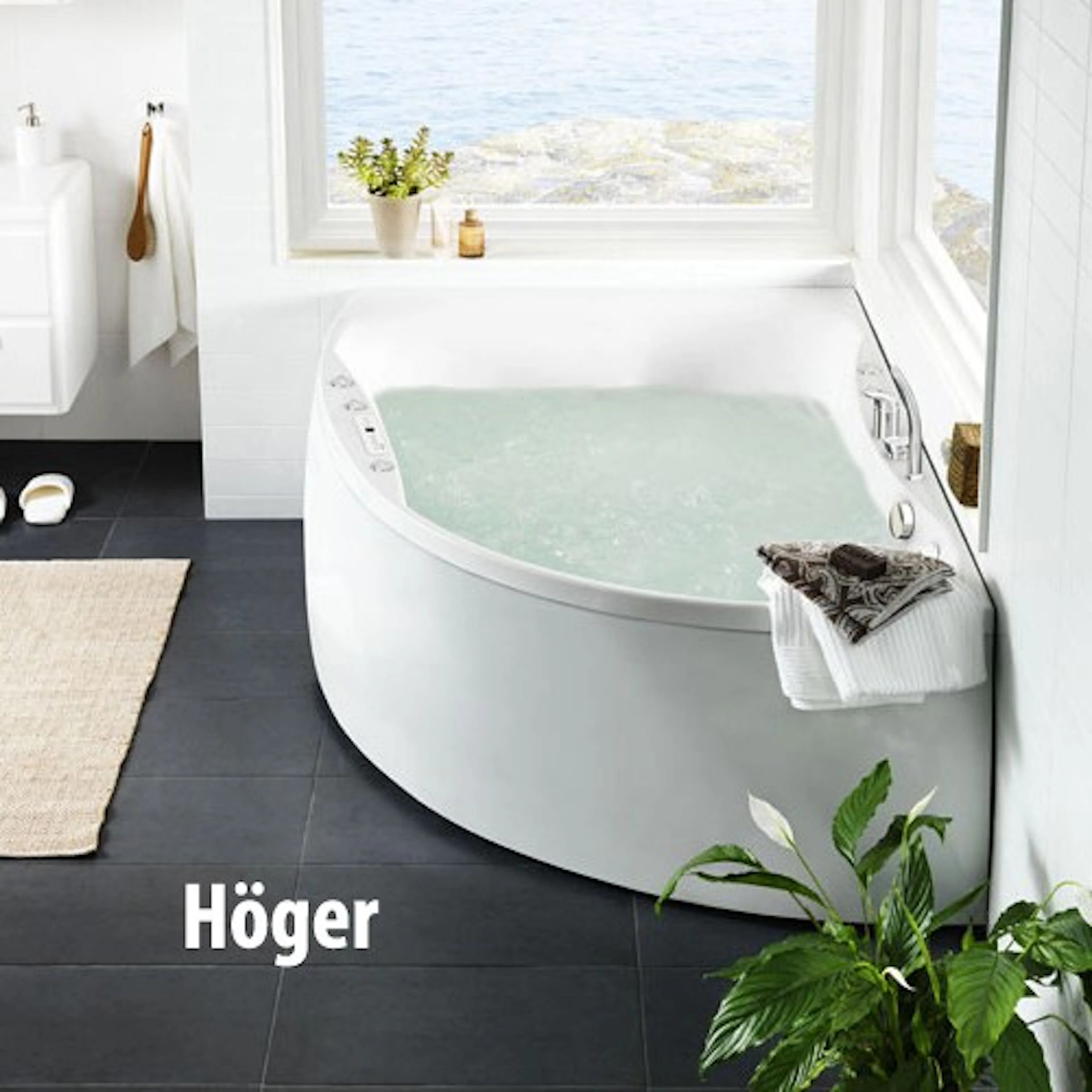 OCEAN 170R SUPERIOR PAKET SOFT Paket Superior Soft, Högerutförande, Med blandare och front