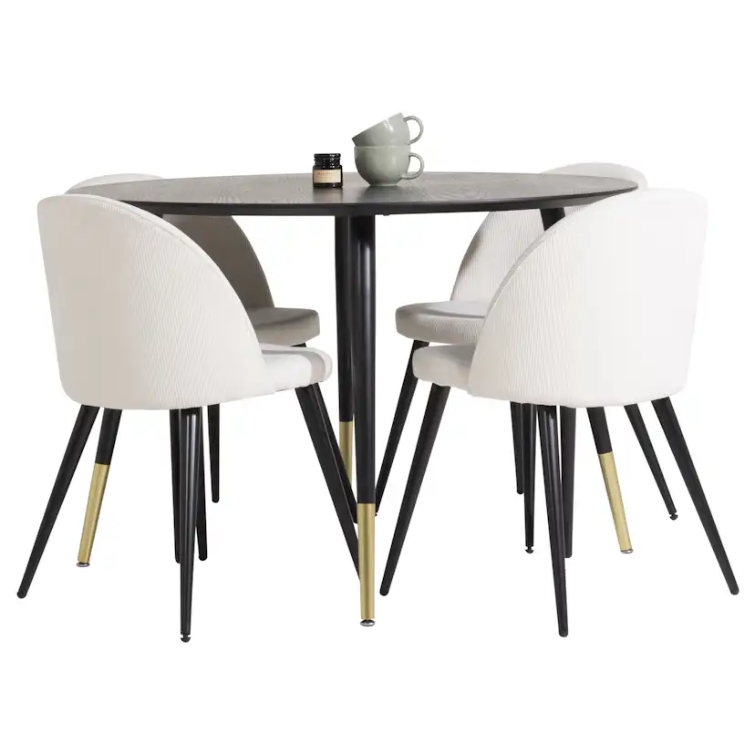 Matgrupp Venture Home Disa med 4 Valentina Stolar Manchester