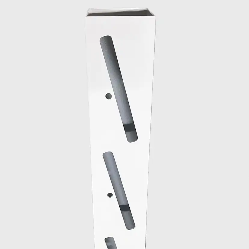Staketstolpe Woodplastic 1000mm Ändstolpe Vänster VIT Höjd: 1000 mm Vänster Vit