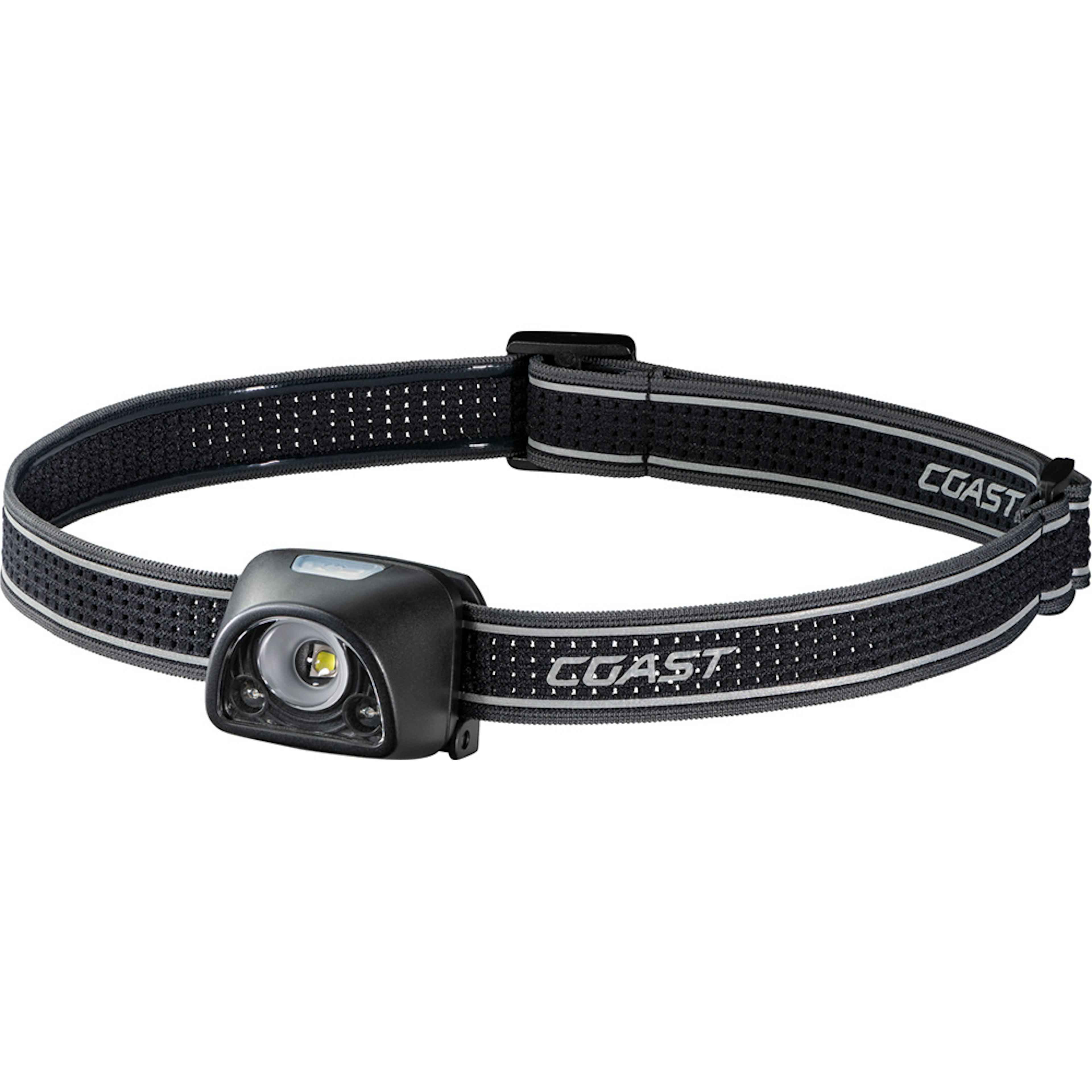 Pannlampa Coast FL1R Uppladdningsbar 435 Lumen Röd/Vit