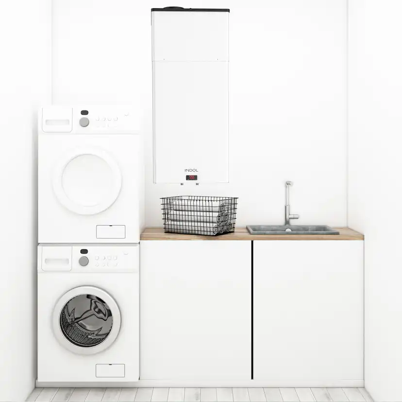 Värmepumpsberedare Indol EcoHeat 100 Wifi-Styrd 118L