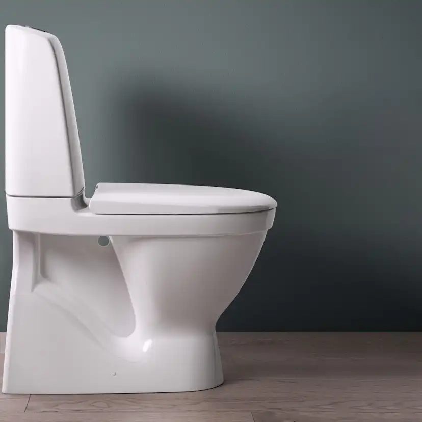 Toalettstol Gustavsberg Nautic 1500 C+ Limning Hygienic Flush Slim-Seat