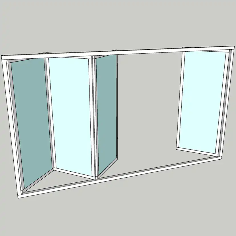 Vikparti Allvy Sunroom s30 4-Delad