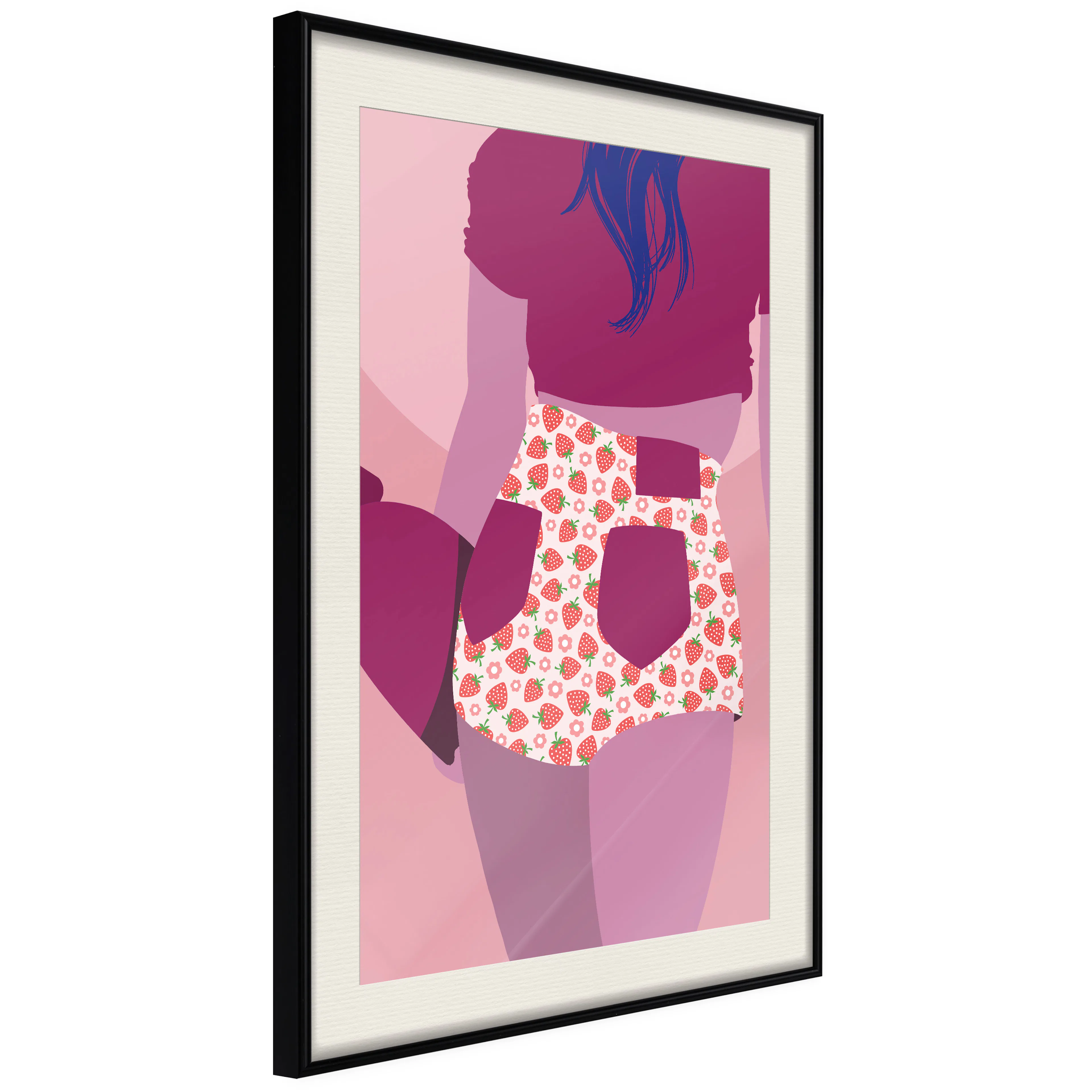 Poster Artgeist Affisch Strawberries Shorts
