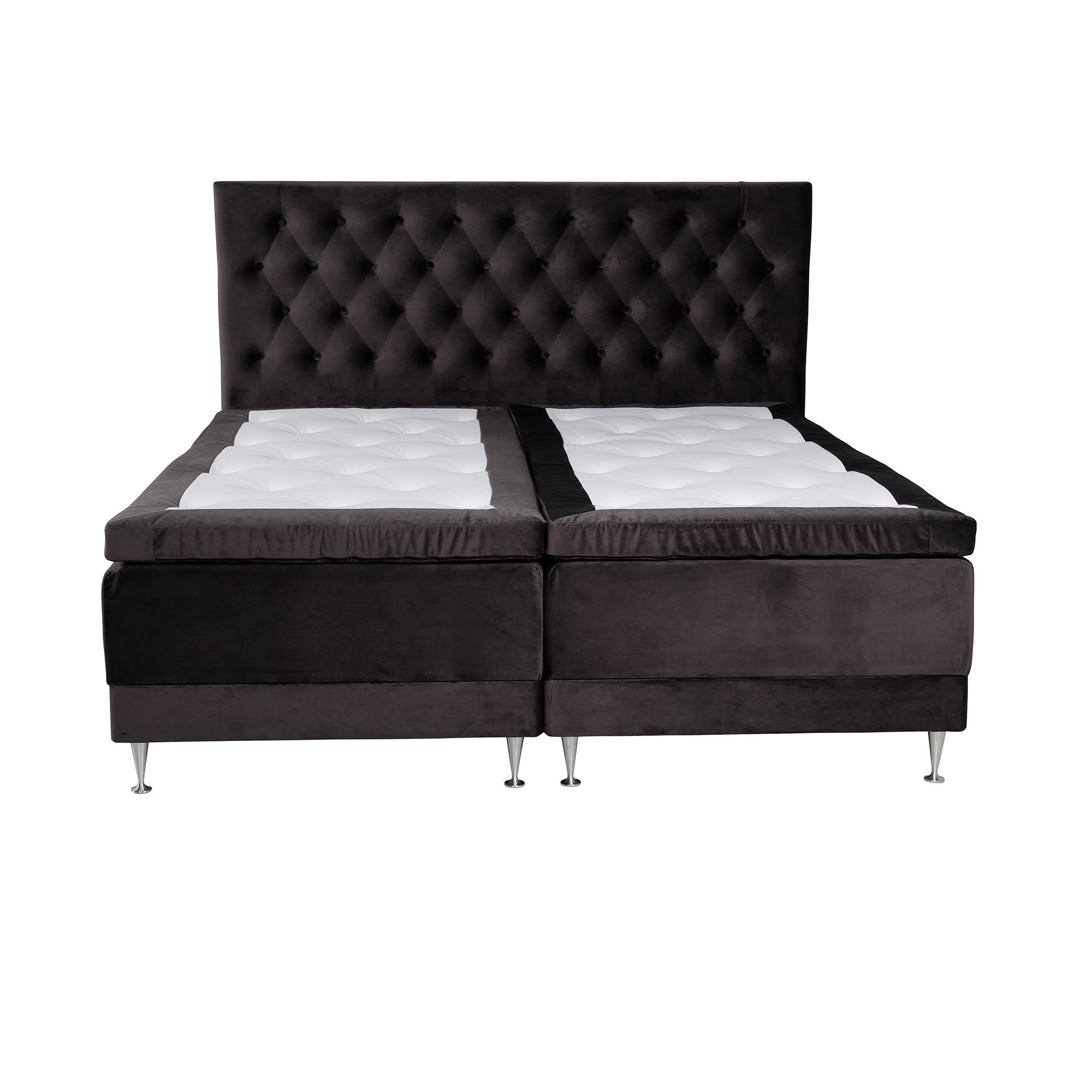 Ställbar Kontinentalsäng Venture Home Vickleby 180x200 Sammet med Sänggavel Föra 180