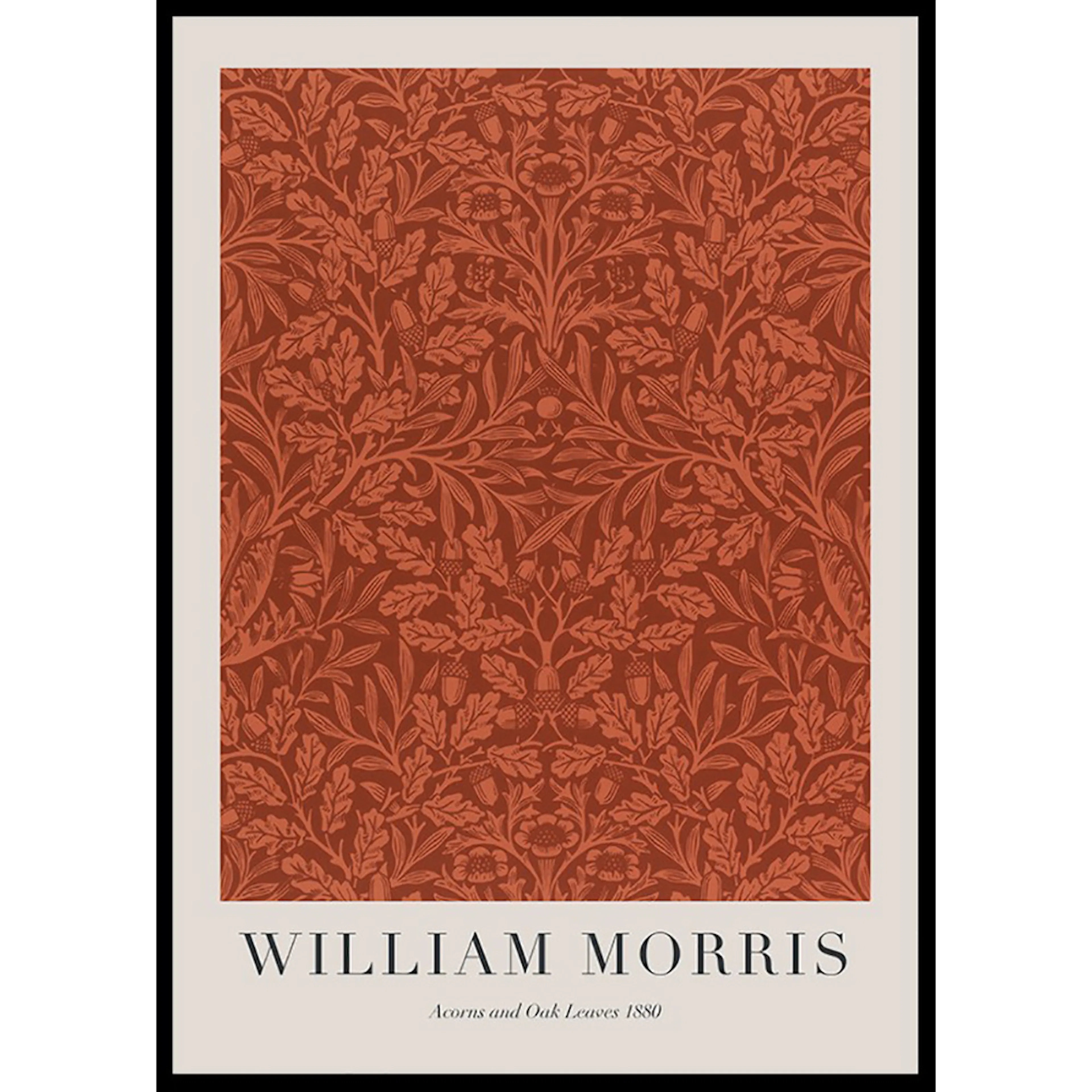 Poster Gallerix William Morris Acorns And Oak Leaves 1880