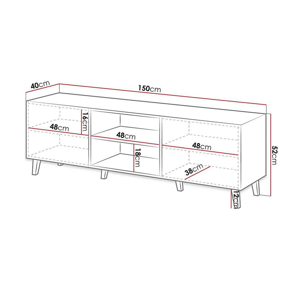 TV-bänk In Living Pafos 40x52x150 cm