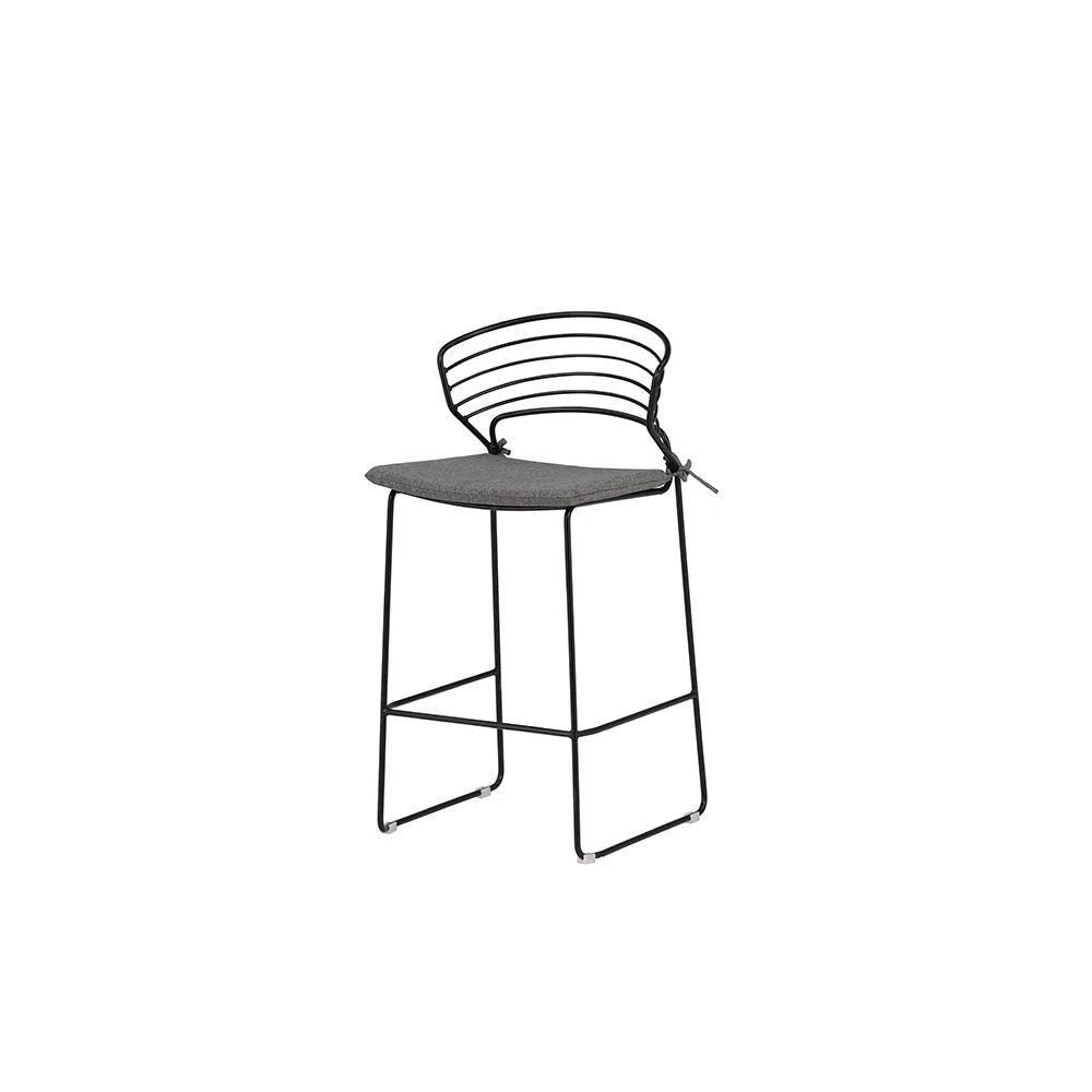 Barstol Venture Home Milano Utomhus Grå/Svart
