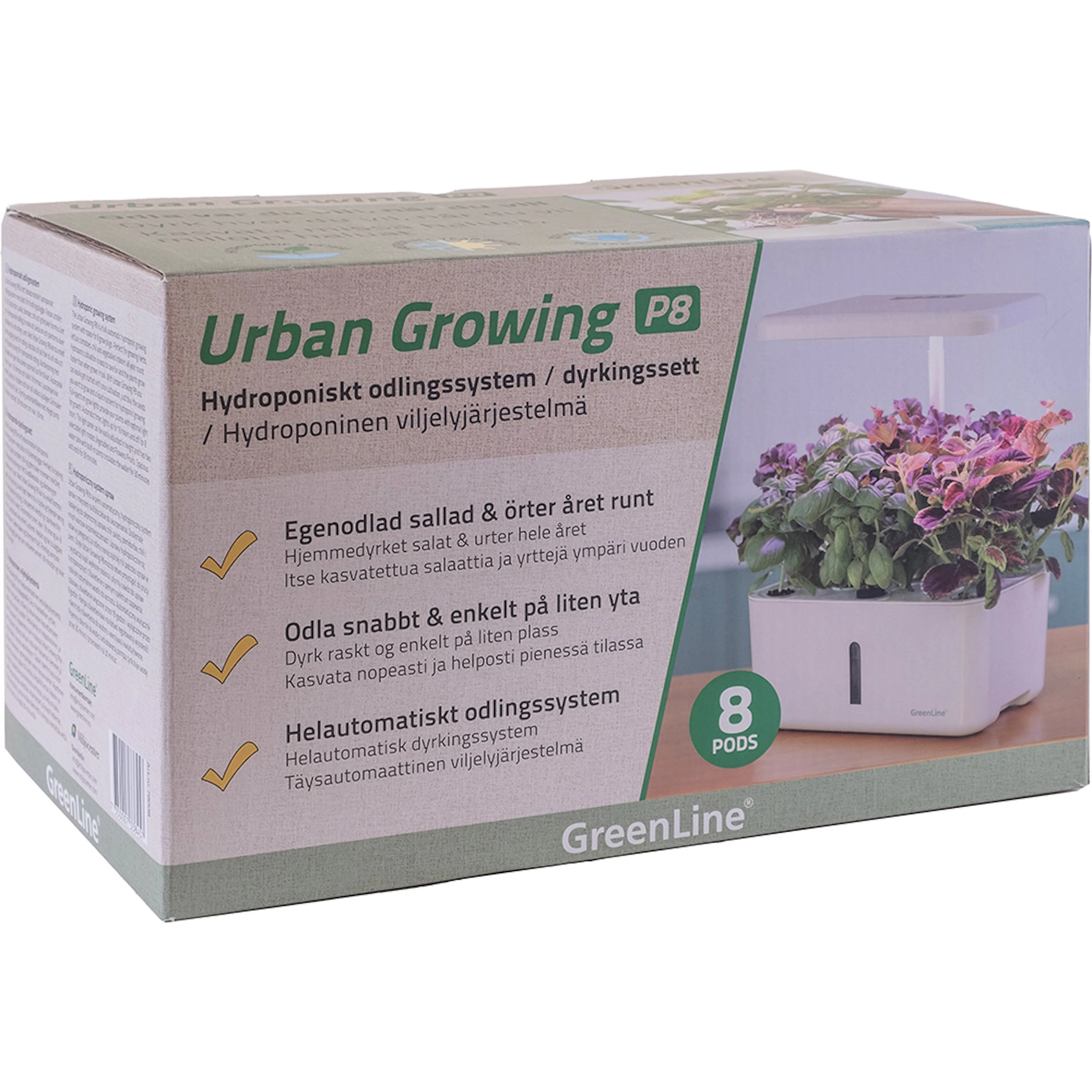 Odlingsset GreenLine Urban Growing P8
