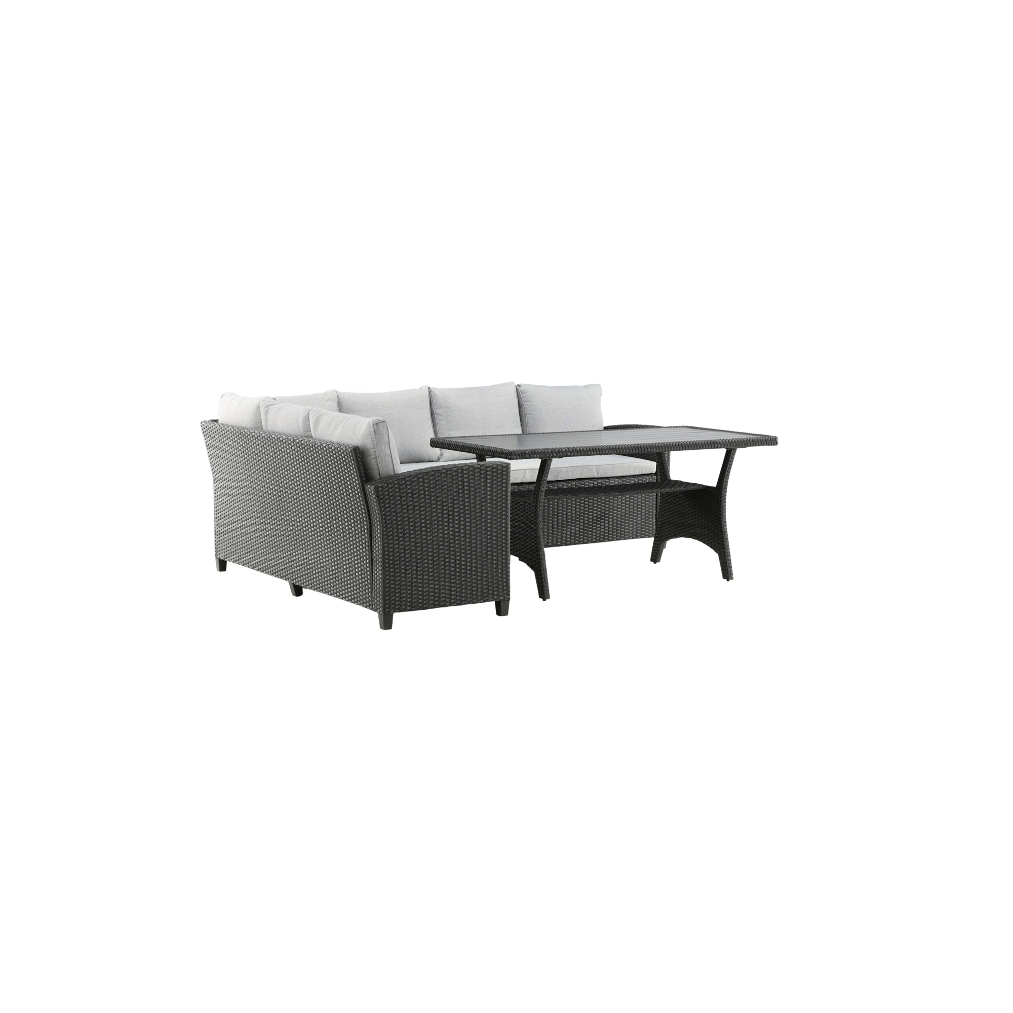 Brentwood Corner sofa - Black/Grey Svart/Grå