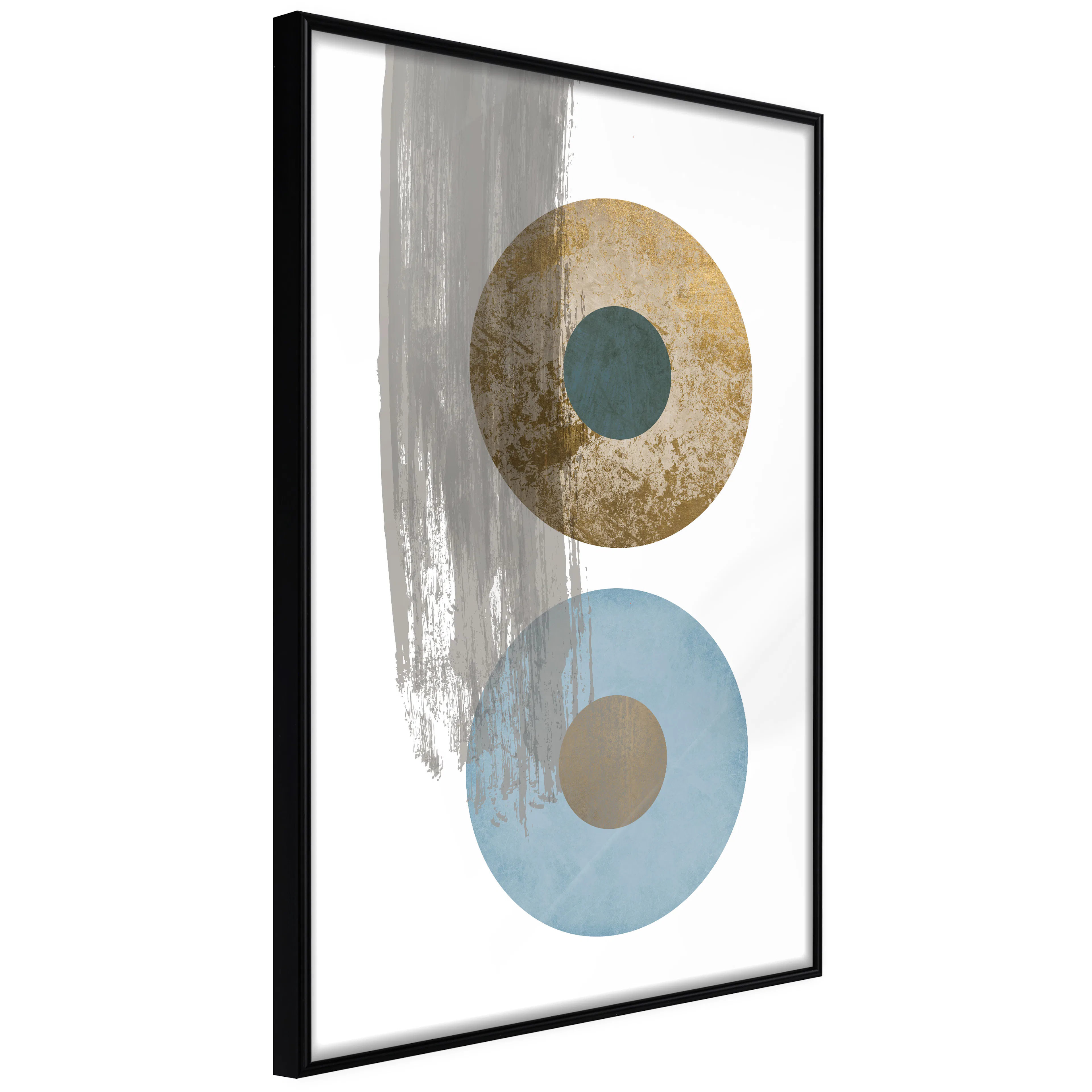 Affisch - Abstract Symmetry [Poster] 40x60 Svart ram, 40x60 cm