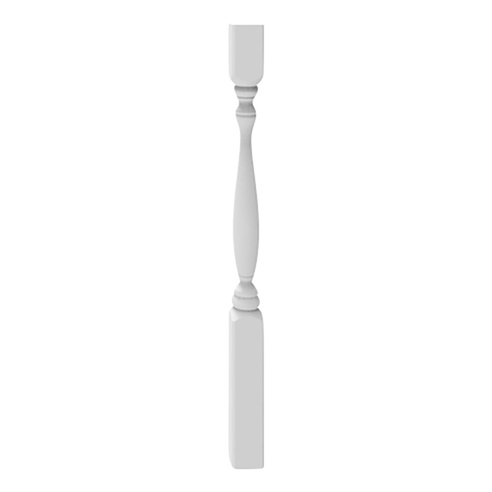 Räckespelare grundmålad  105x105x700 Vit, 70x10,5x10,5 cm