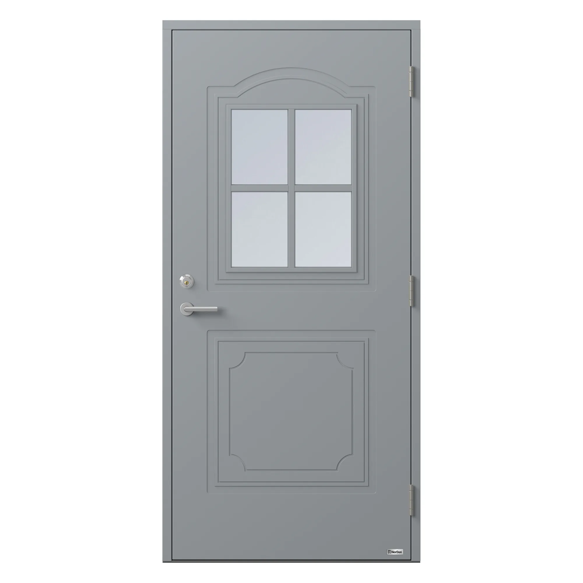 Jungfrun 955G 10X21 V RAL 7040 BxH: 100x210 Vänster, RAL 7040, Ljusgrå