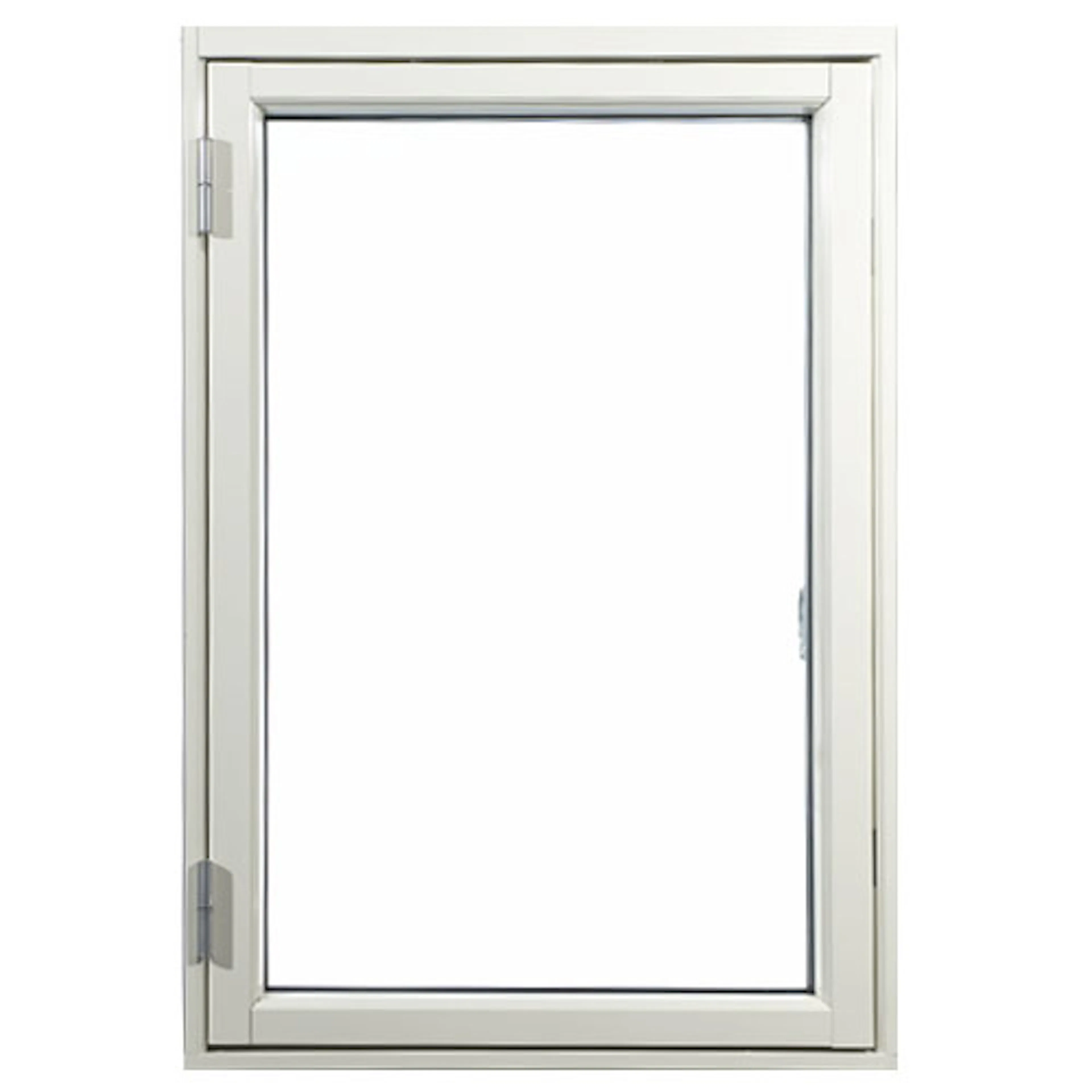 HFSA Sidohängt 3-Glas Alu 100x150 Vä/Hö BxH 100x150 cm 3-glas Vitmålat Aluminium