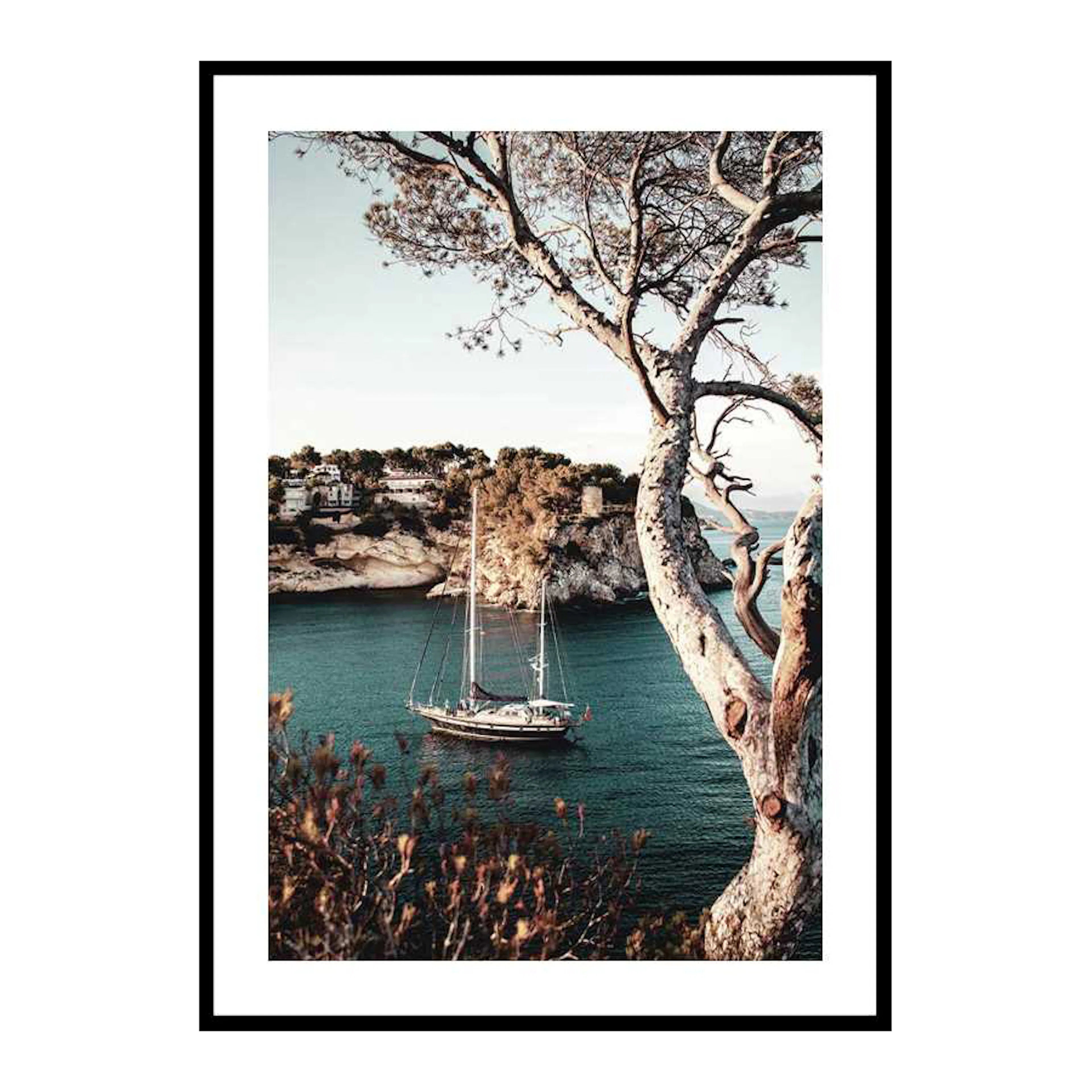 Boat In Bay 30x40 cm