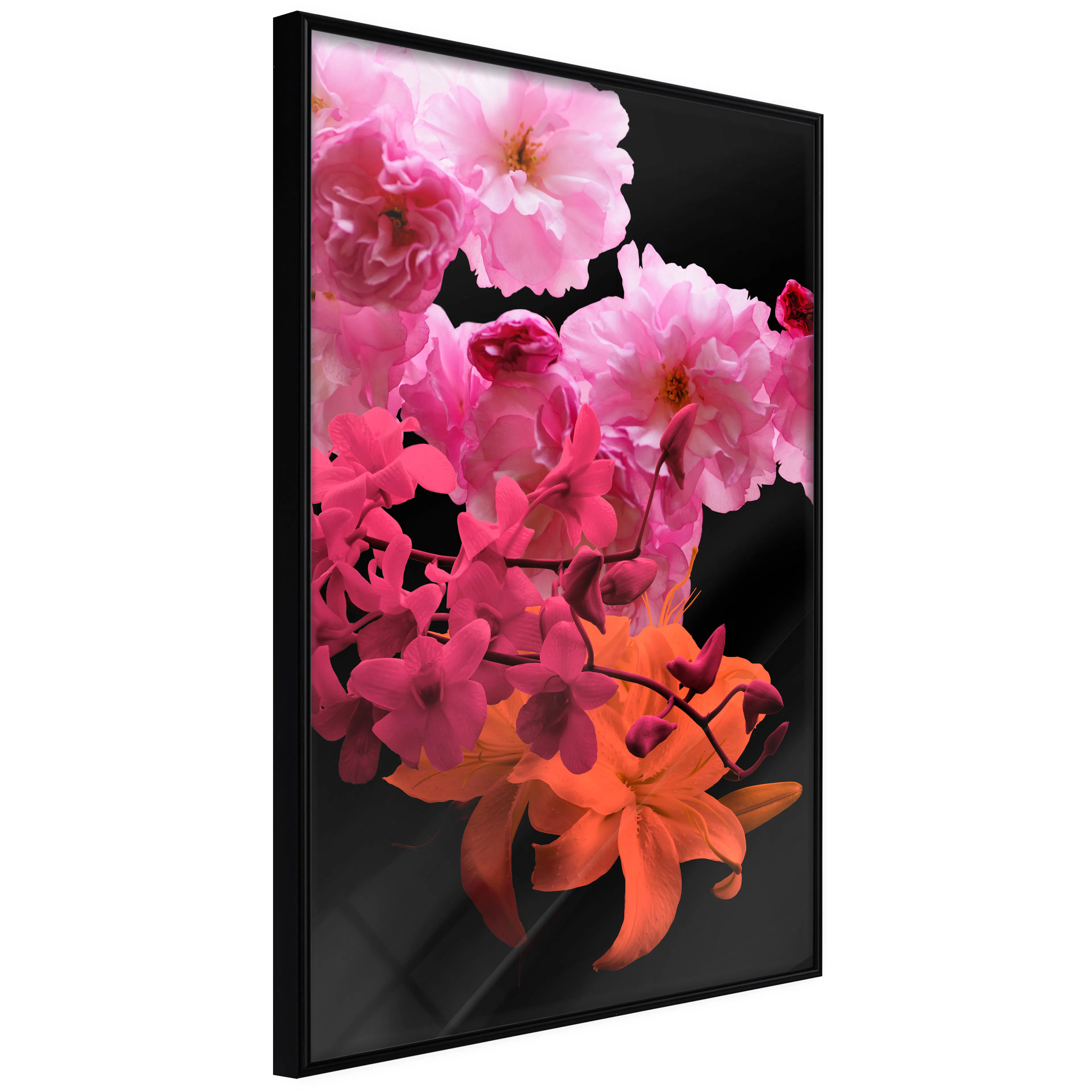 Affisch - Spring Saturation [Poster] 40x60 Svart ram, 40x60 cm