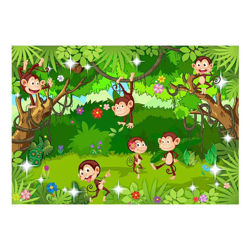 Fototapet Arkiio Monkey Tricks