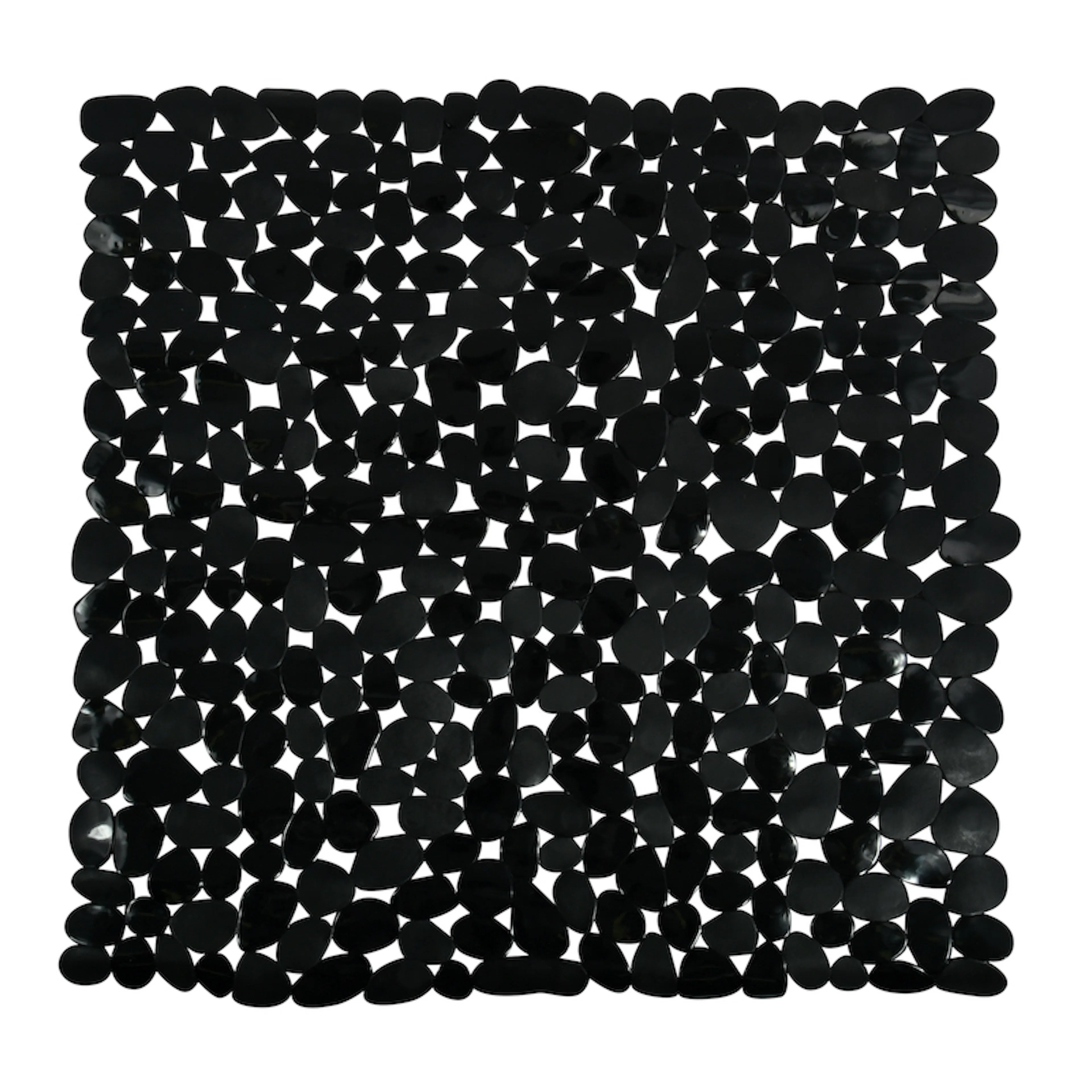 Halkskyddsmatta Galets black 53x53 cm Svart
