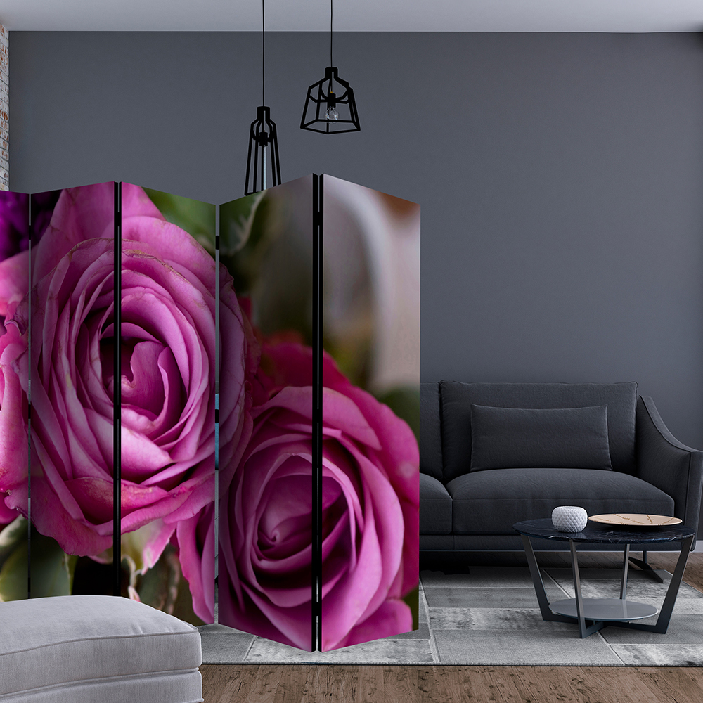 Rumsavdelare Arkiio Bunch Of Lila Flowers II 225x172 cm