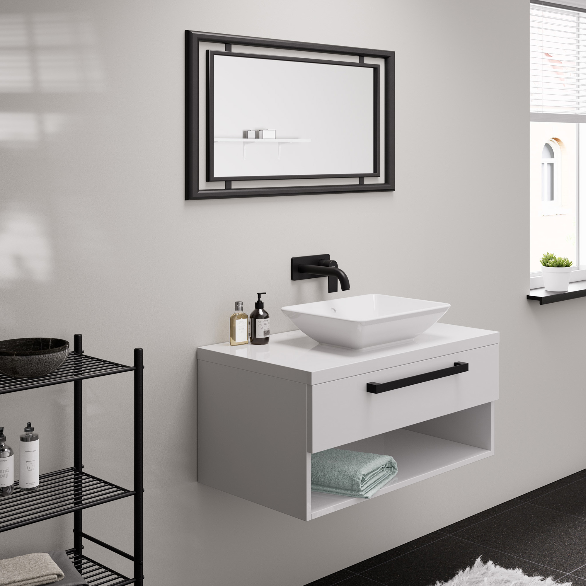 Tvättställsblandare Hansgrohe Vernis Shape för Inbyggnad