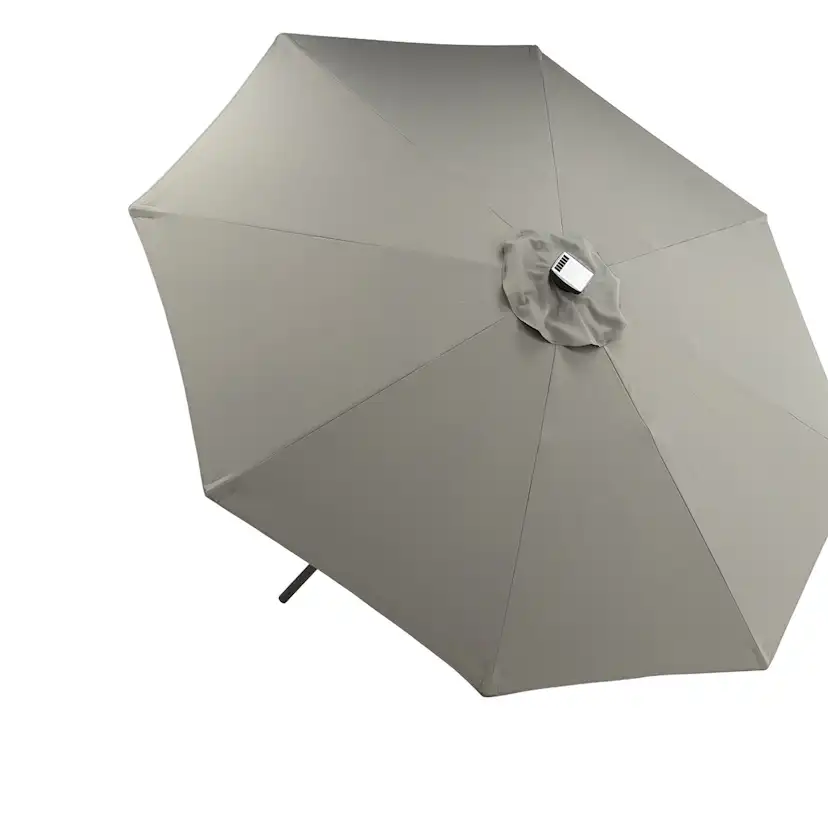 Sabal Umbrella with LED, Grey, 270 Grå
