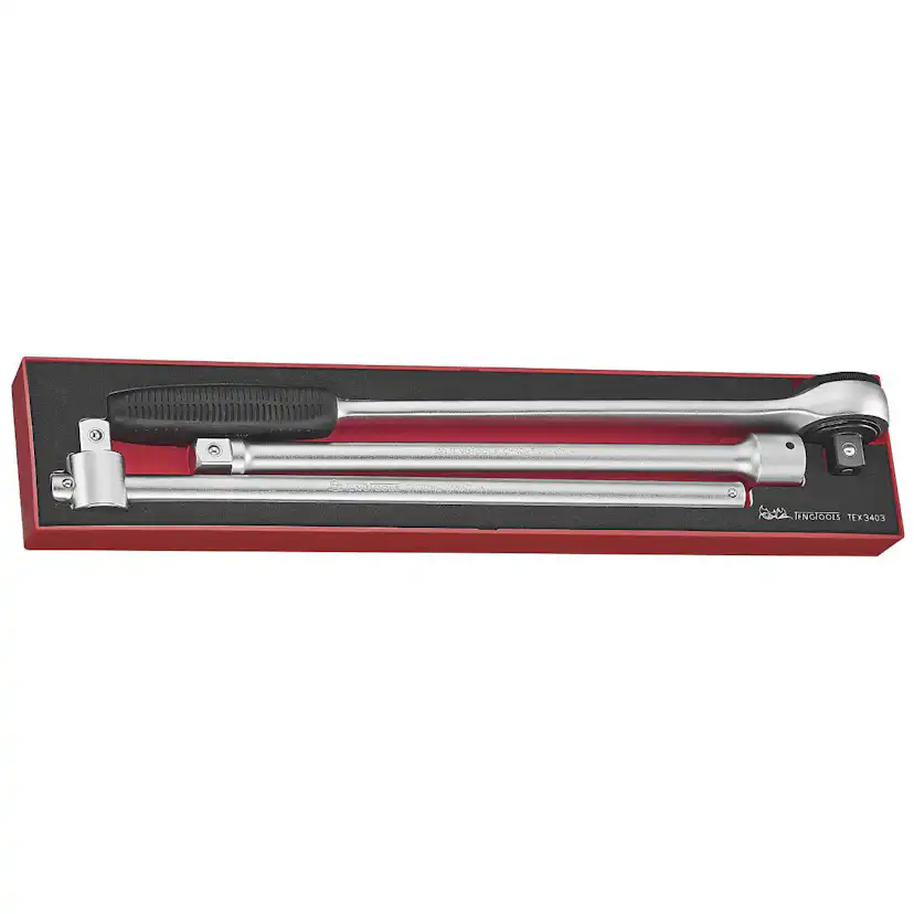 Hylsverktygssats 3 delar 3/4 tum Teng Tools TEX3403