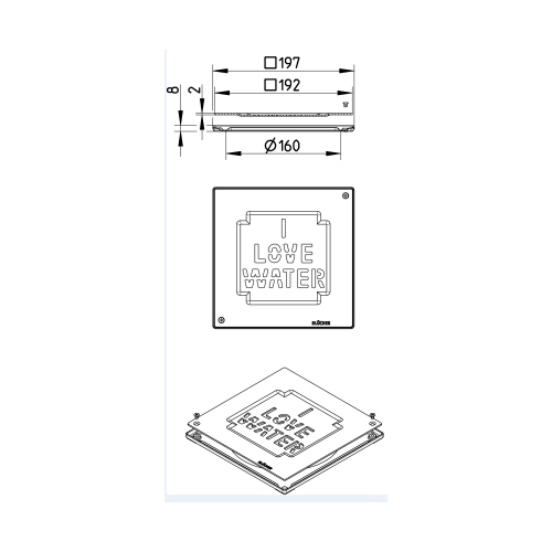 Golvbrunnssil Blücher Klinkerset New York 200x200