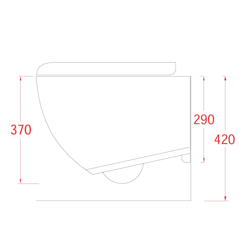 Vägghängd Toalettstol Lavabo File 2.0 Rimless Vit Vit