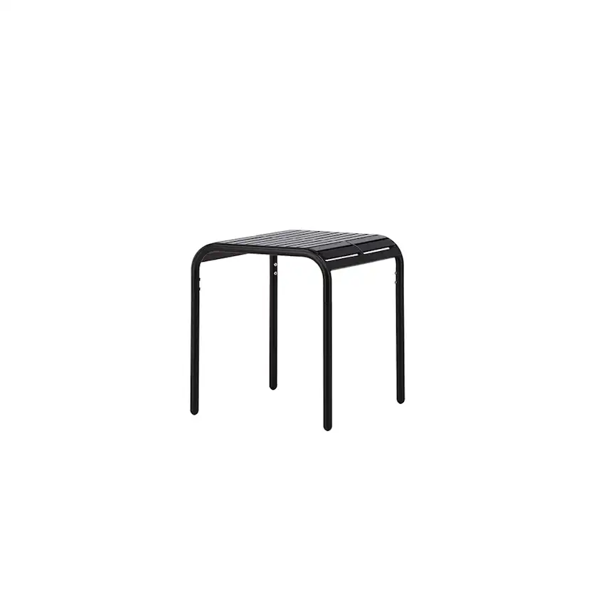 Borneo Cafetable Aluminium - Black / Kvadrat 70*70* Svart