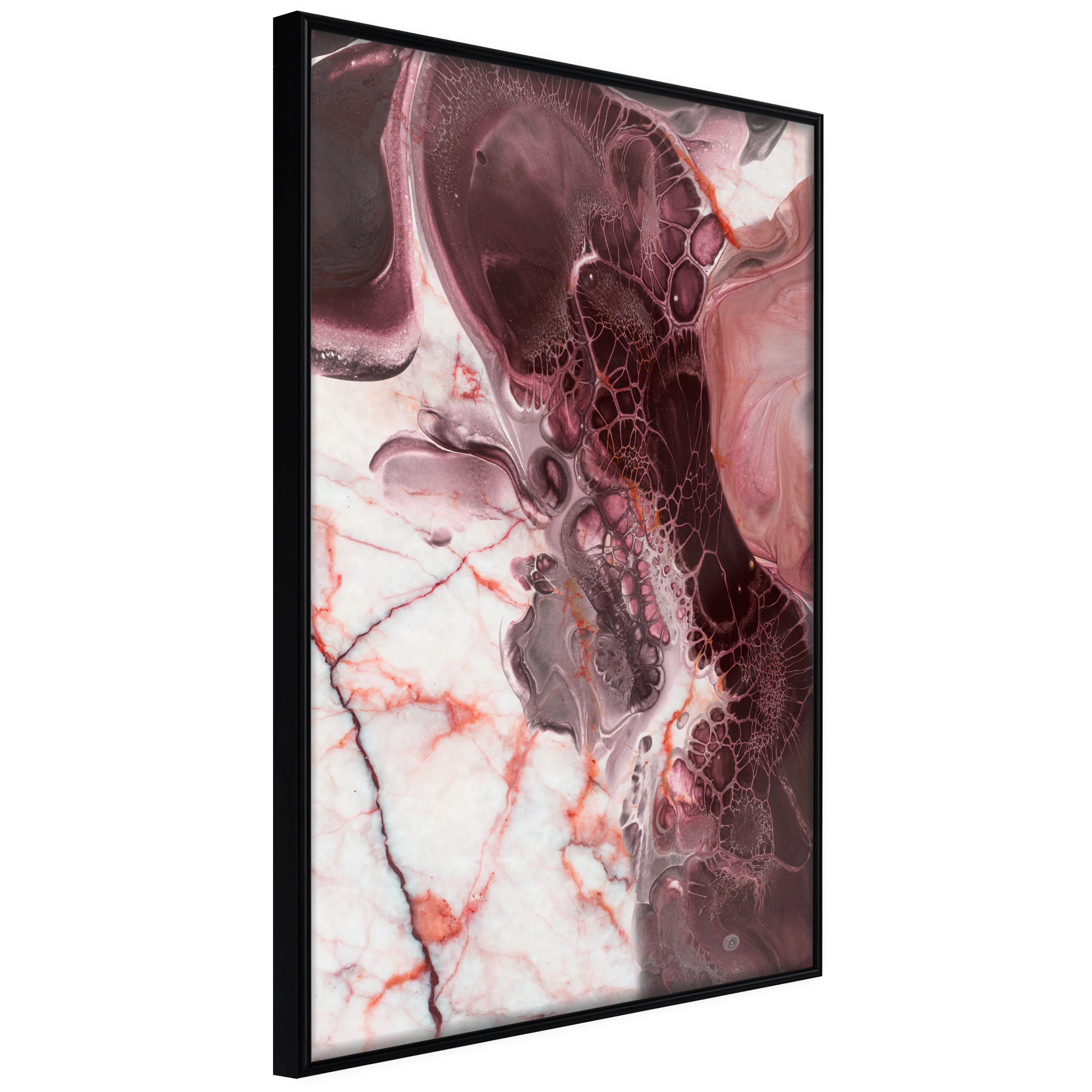 Affisch - Marble Life [Poster] 40x60 Svart ram, 40x60 cm