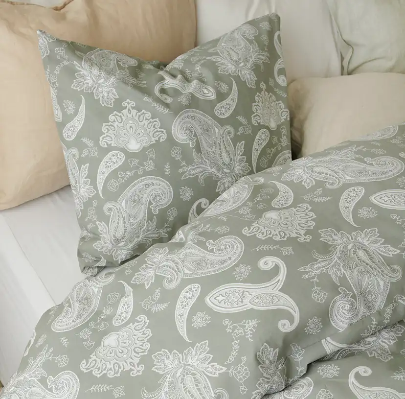 Påslakanset Borganäs of Sweden Tilly Enkelsäng Grön