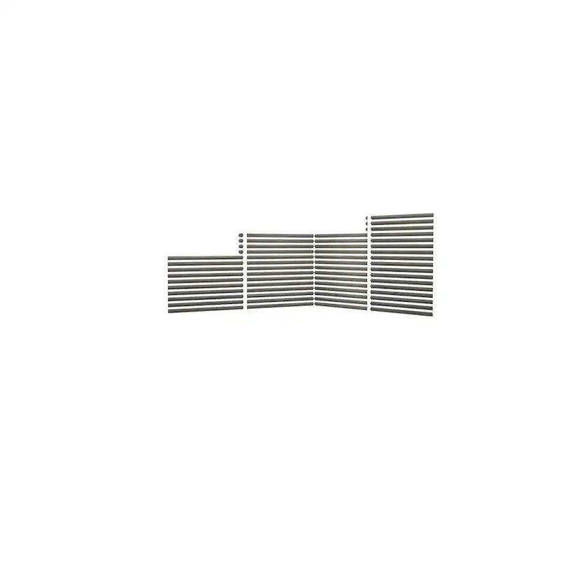 Ribba Öckerö Linax Grå 1490x45x45 4-pack FSC (B) 4-Pack