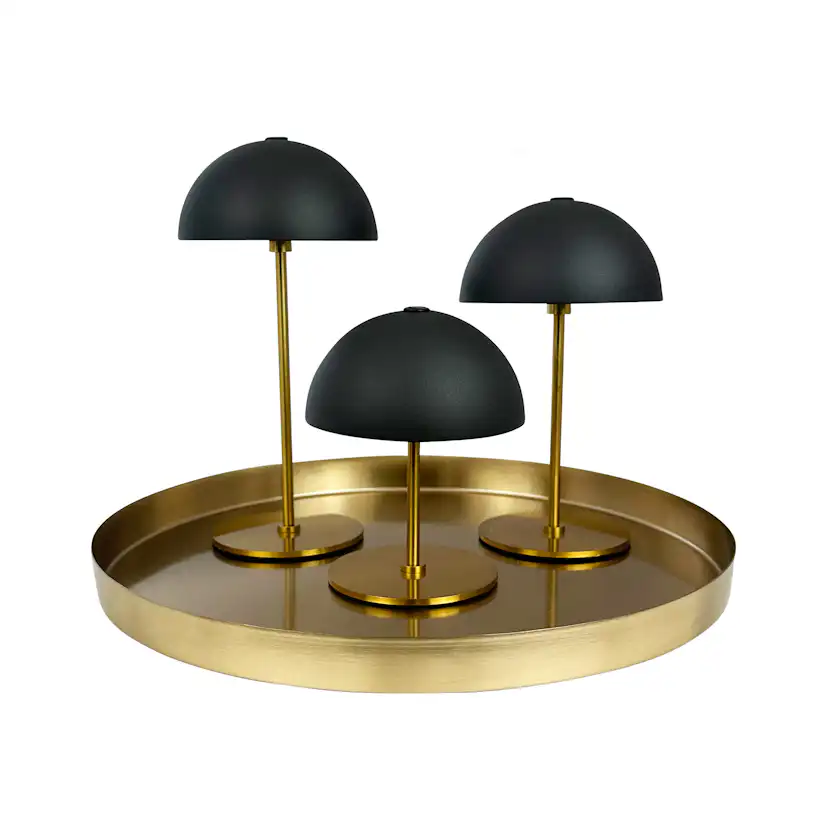 Bordslampa Dyberg Larsen Along Mini 3-pack med Bricka