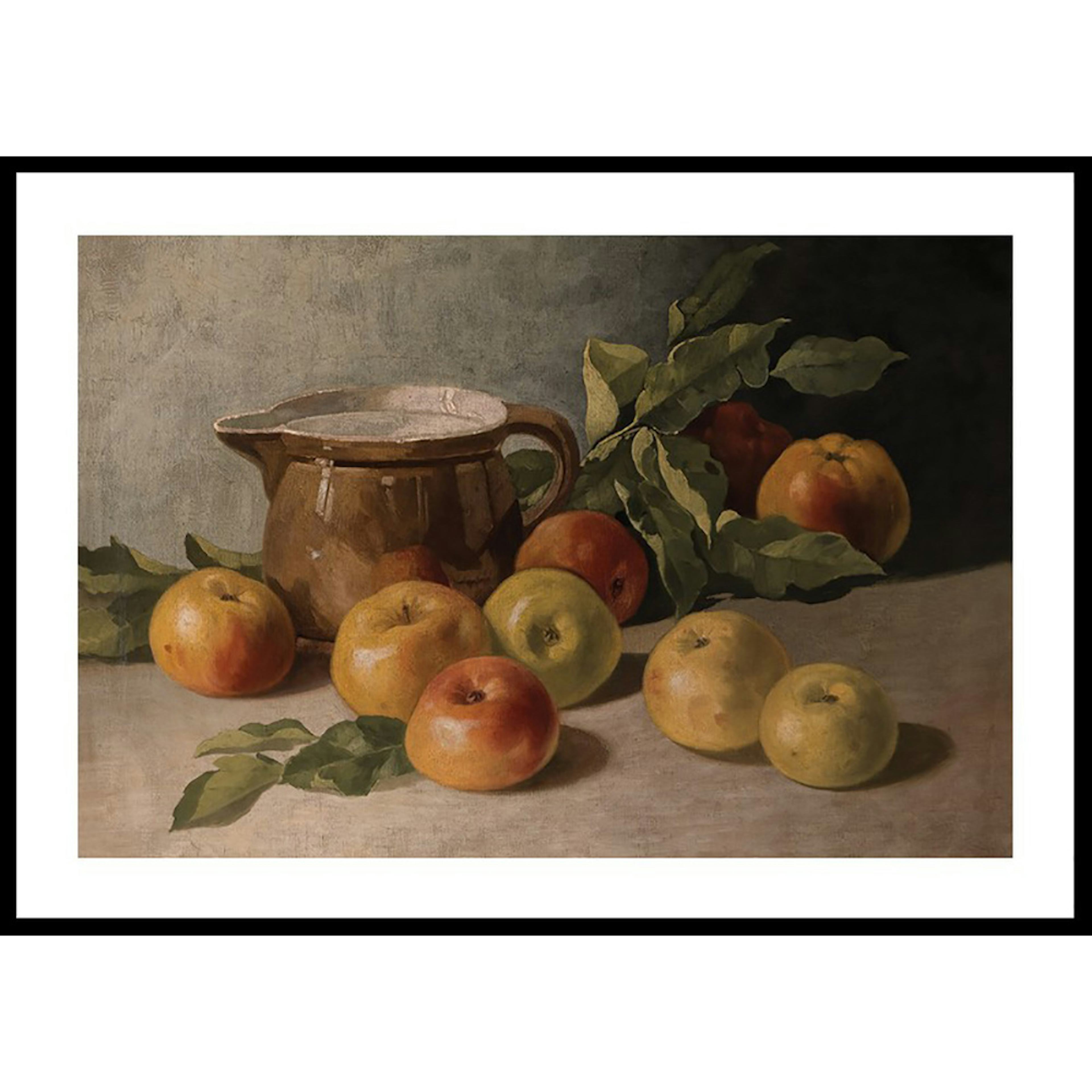 Poster Gallerix Stillleben Mit Äpfeln By Walter Stoitzner