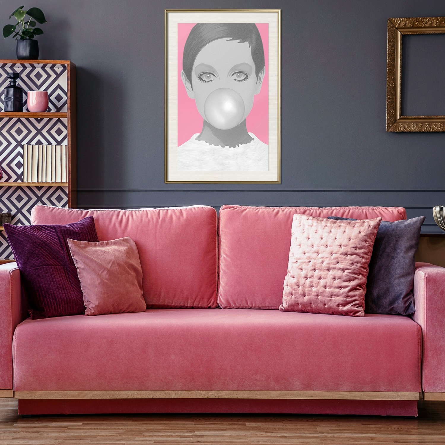 Poster Artgeist Affisch Bubble Gum