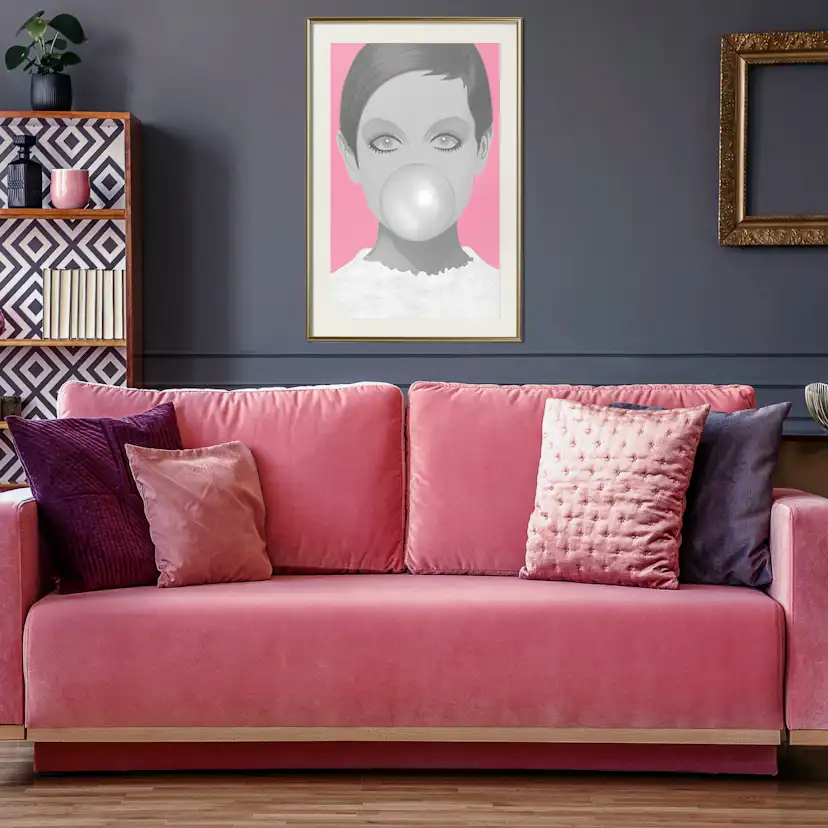 Poster Artgeist Affisch Bubble Gum