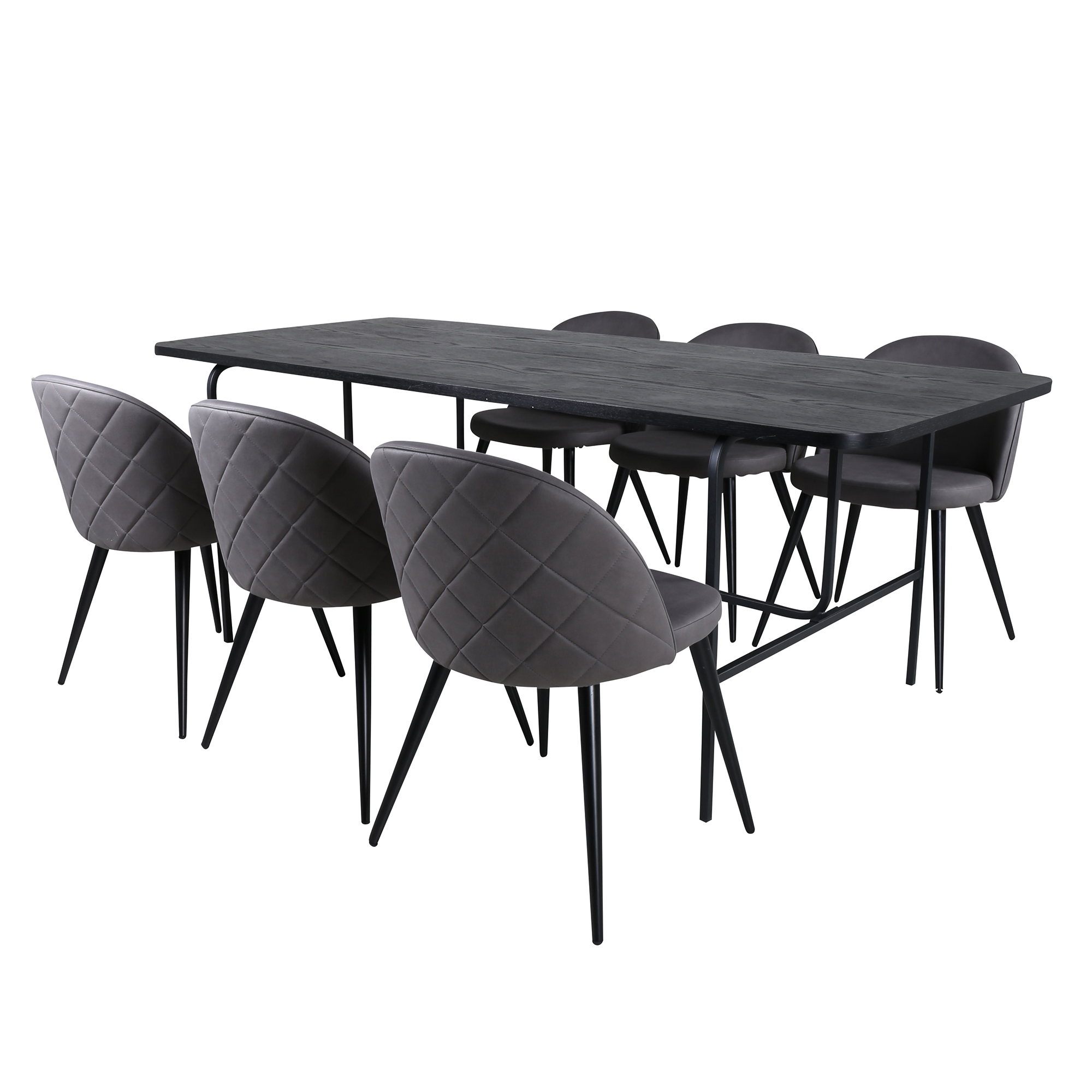 Matgrupp Venture Home Chicago med 6 Valentina Stitcthes Stolar