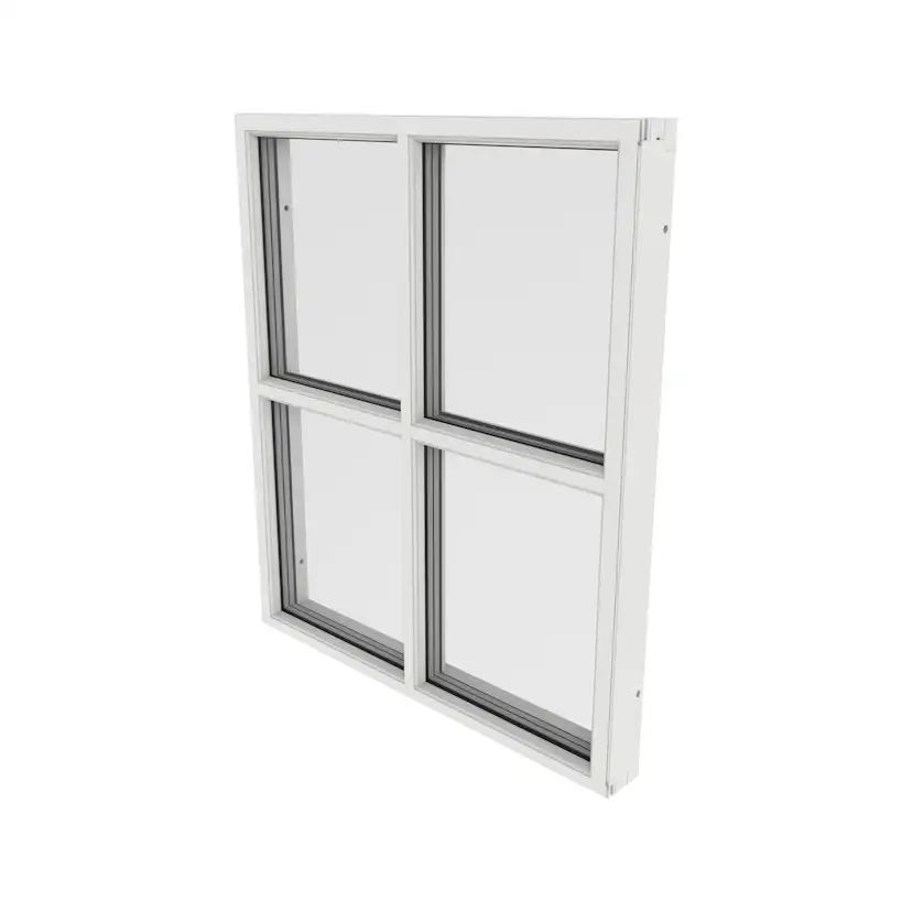 Fast Fönster Outline 3-Glas Aluminium