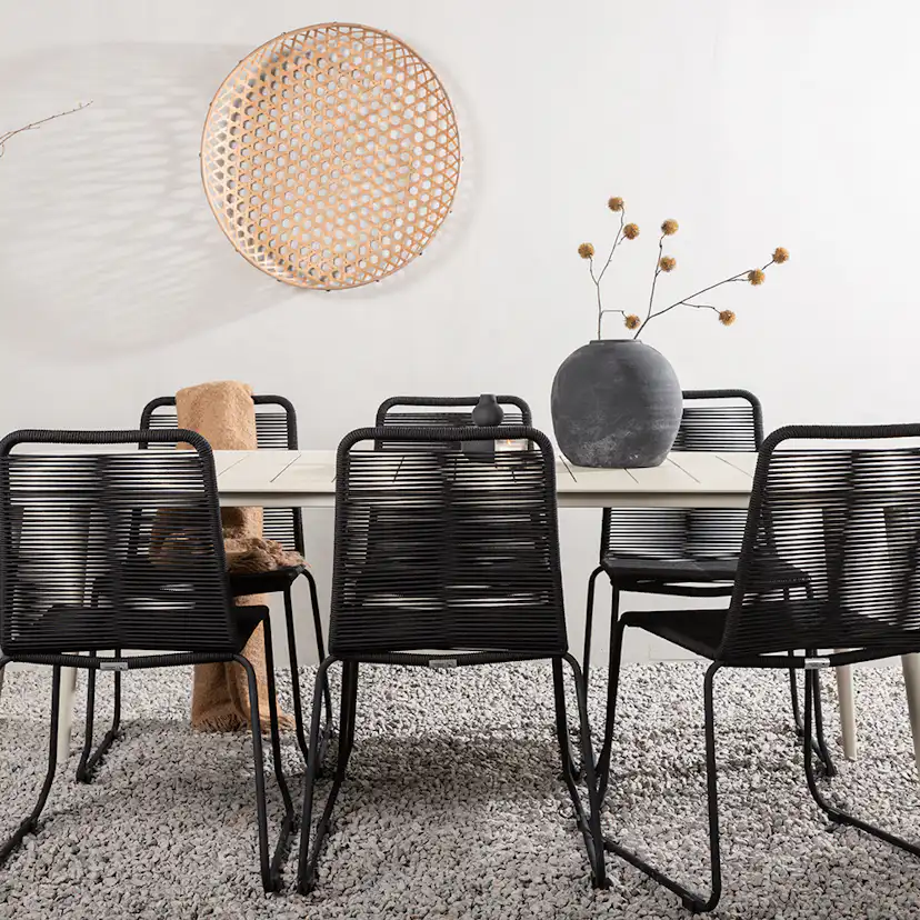 Matgrupp Venture Home Lina med 6 Lindos Stolar