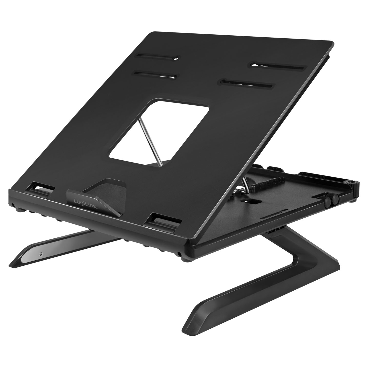 Hopfällbart Laptopställ LogiLink Höjdjusterbart
