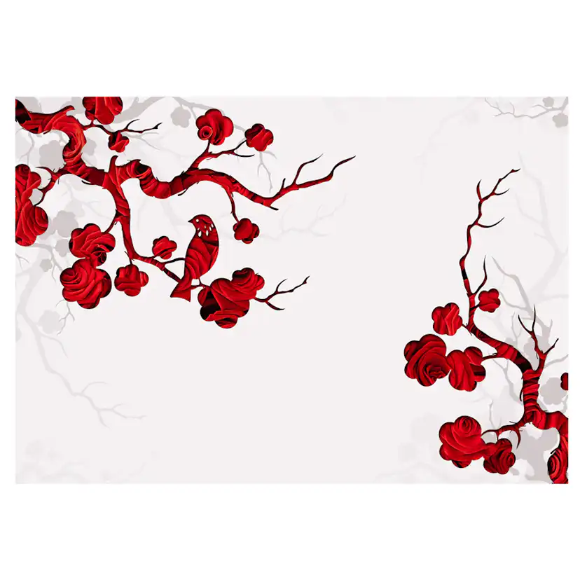 Fototapet Arkiio Red Bush