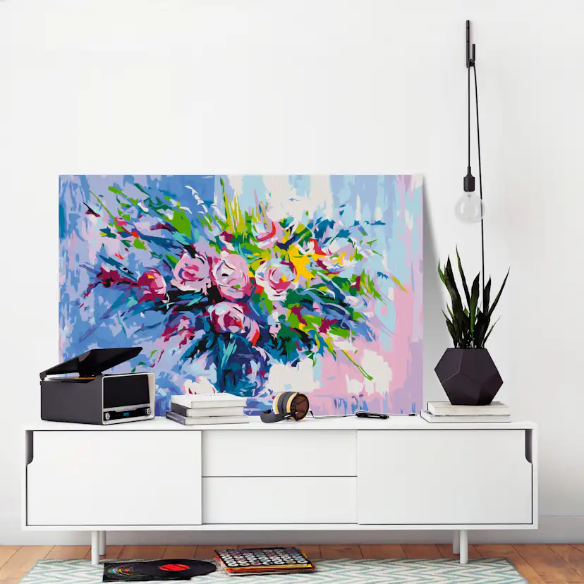 Gör-det-själv Målningar Arkiio Colorful Bouquet