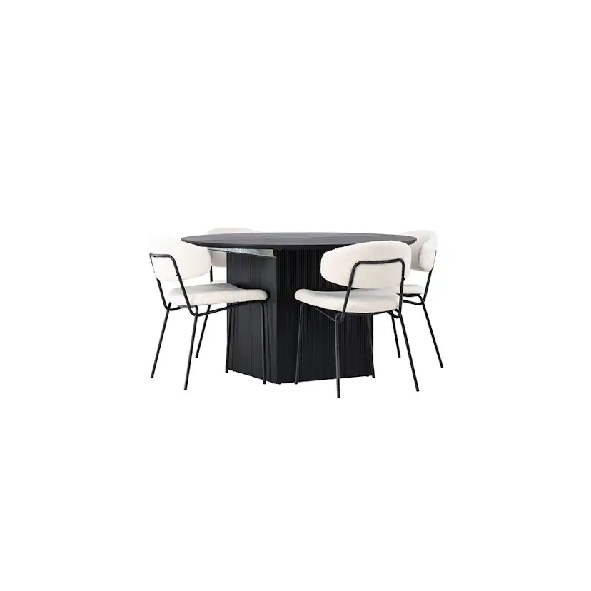 Matgrupp Venture Home Matilda med 4 Chico Stolar