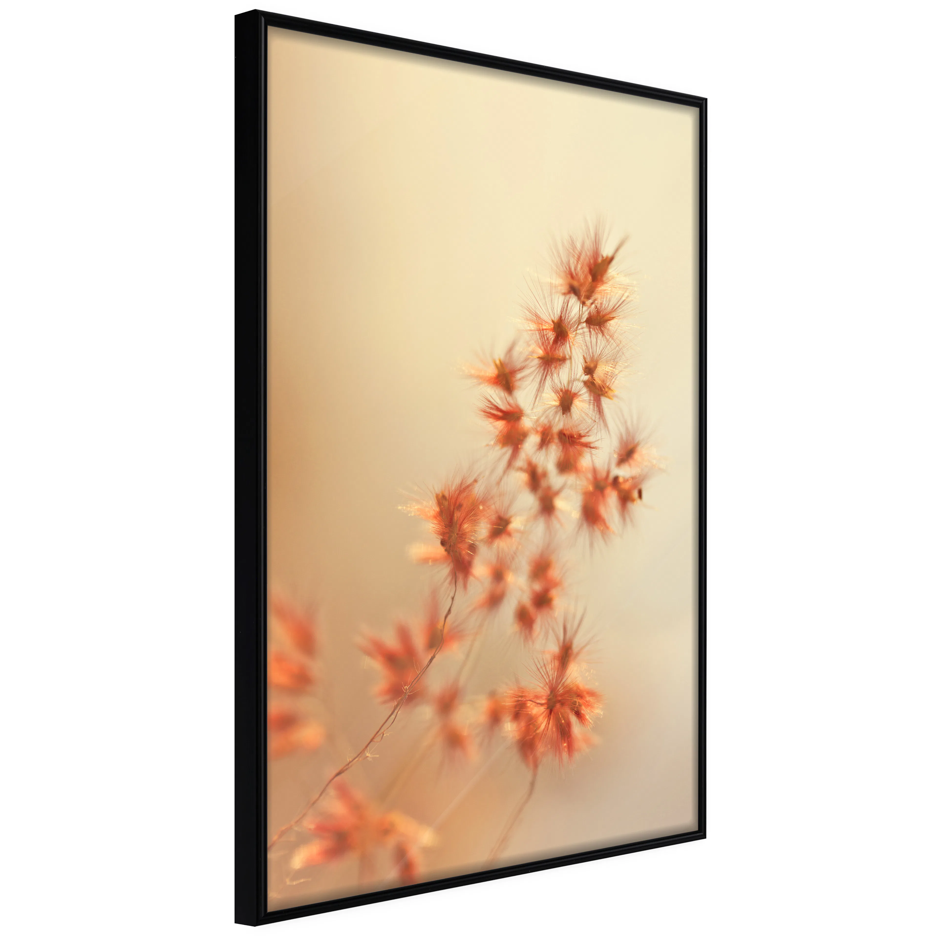Affisch - Fiery Grass [Poster] 40x60 Svart ram, 40x60 cm
