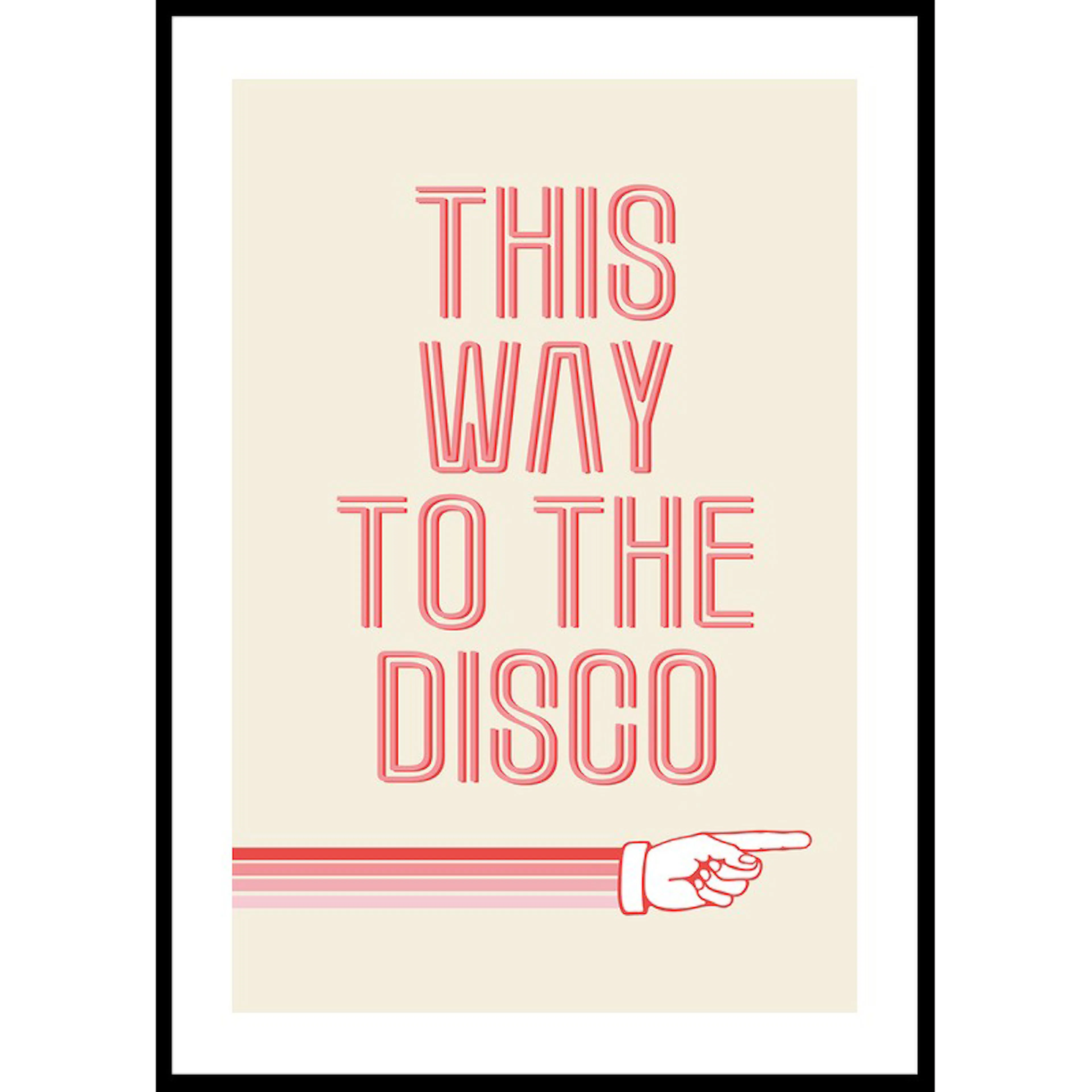 Poster Gallerix This Way To The Disco