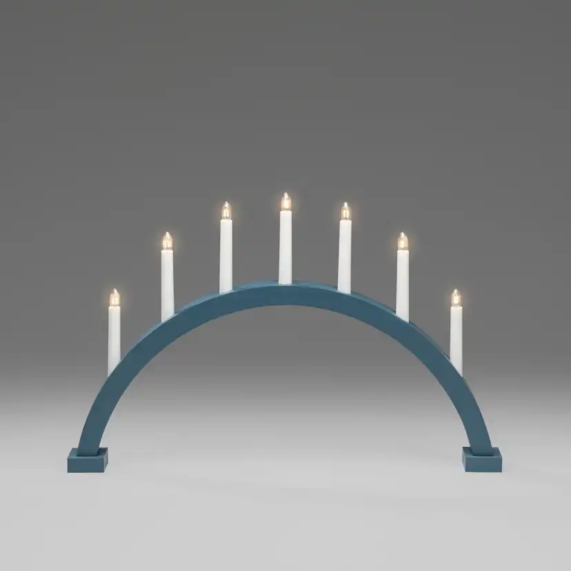 Adventsljusstake Gnosjö Konstsmide 7L Båge Stor